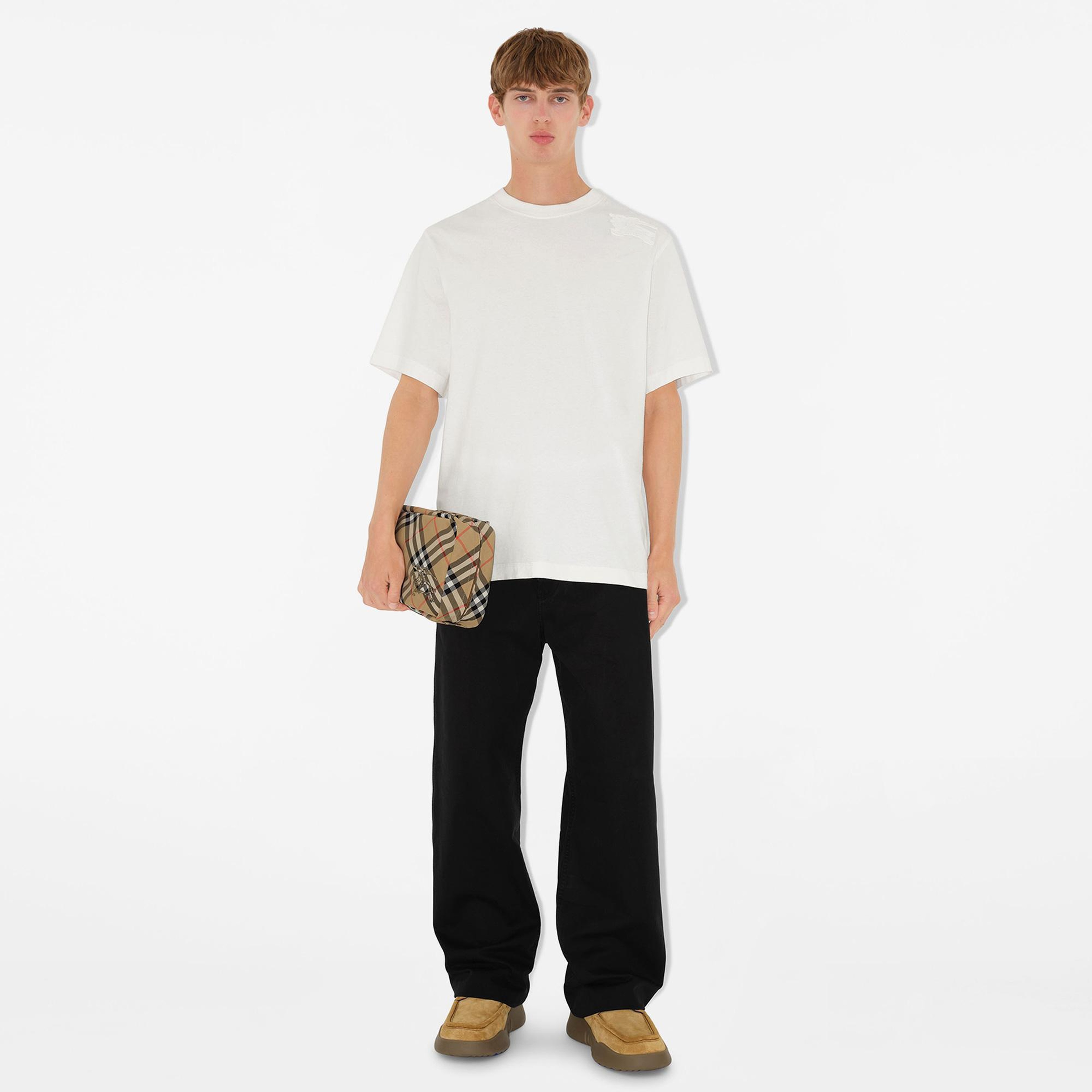 Burberry Check Travel Erkek Bej El Çantası