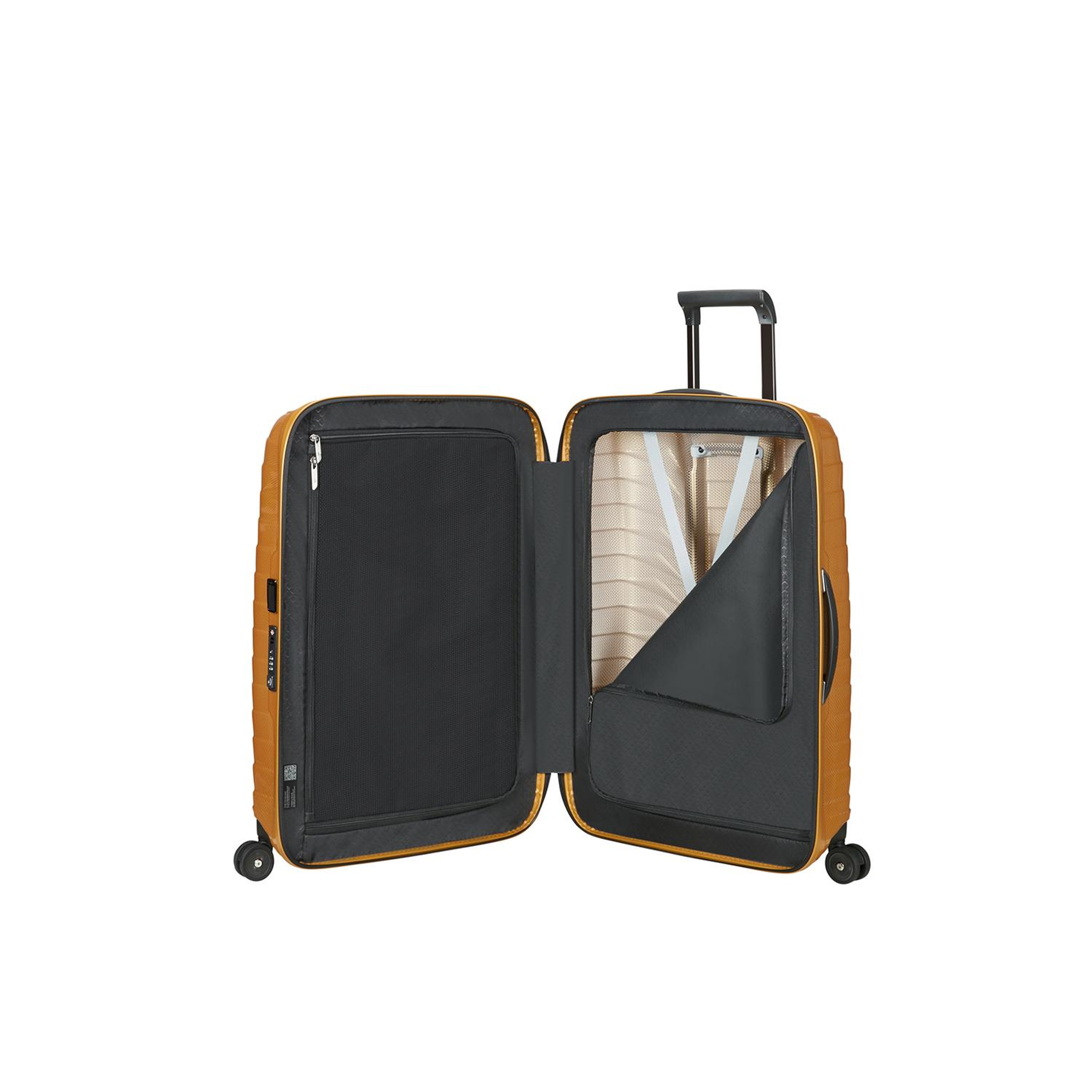 Samsonite Turuncu Proxis - Spinner Sarı 4 Tekerlekli Orta Boy Valiz 69cm