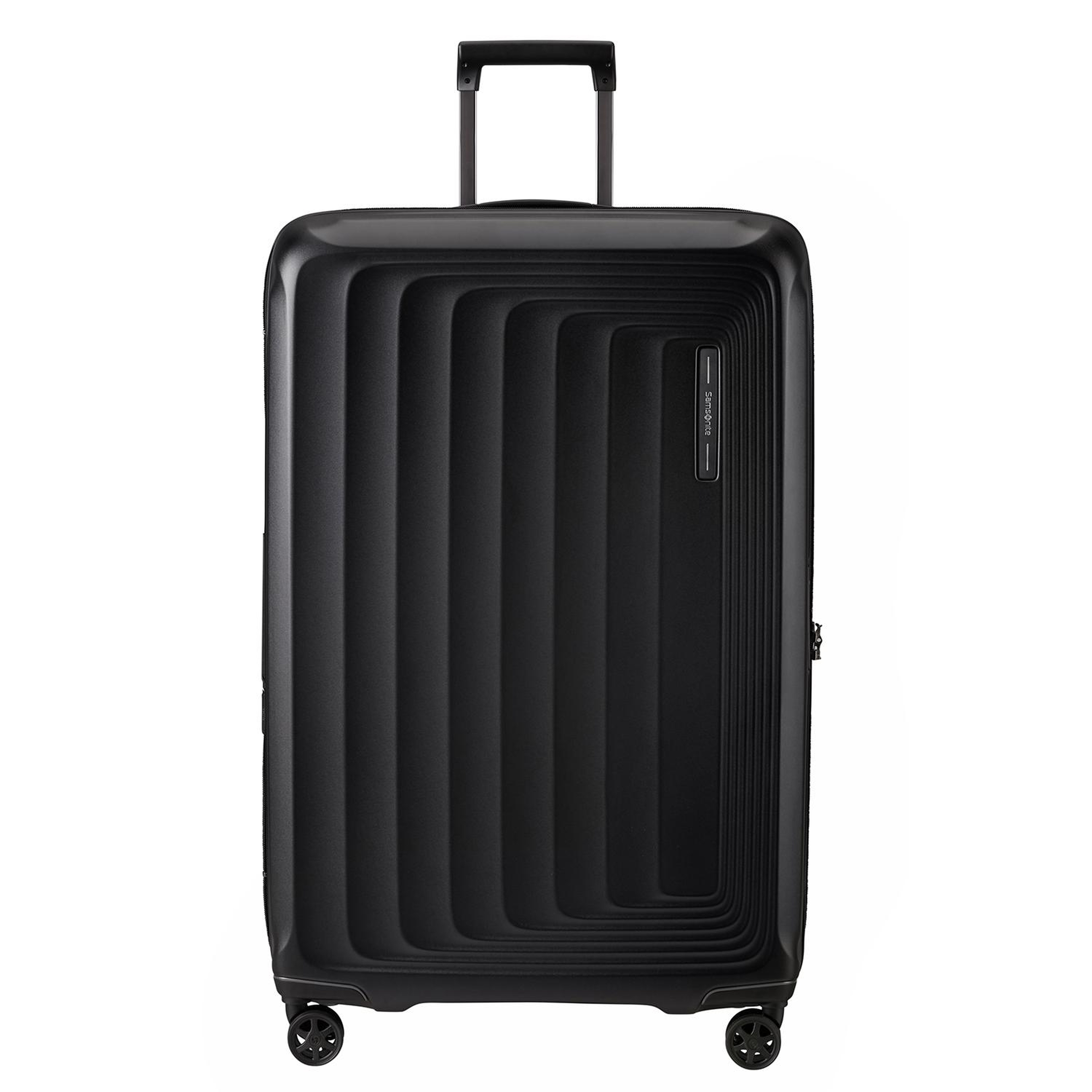 Samsonite Siyah Spinner Nuon Körüklü 4 Tekerlekli 81 cm Büyük Boy Valiz