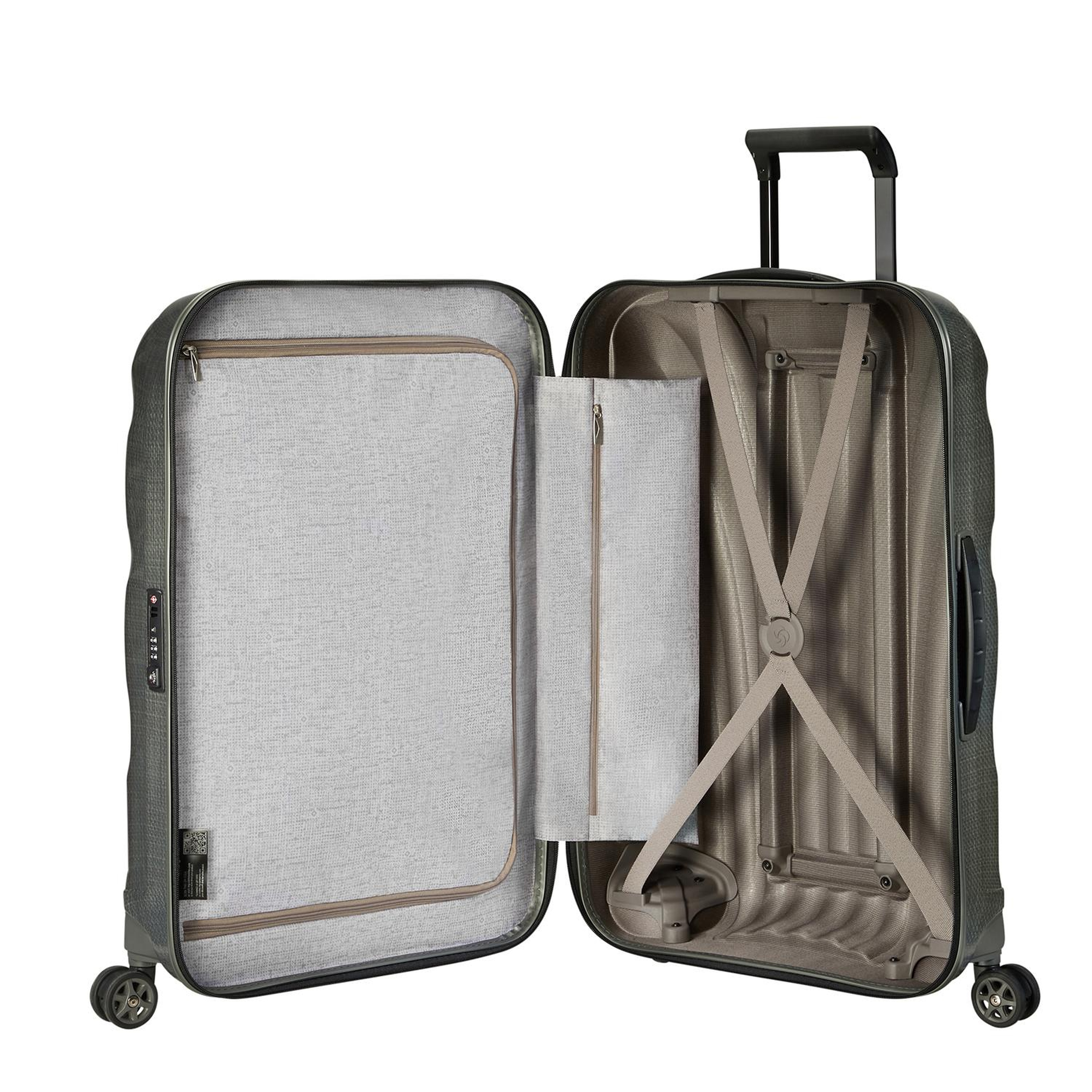 Samsonite Yeşil C-Lite - Spinner 4 Tekerlekli Orta Boy Valiz 69cm