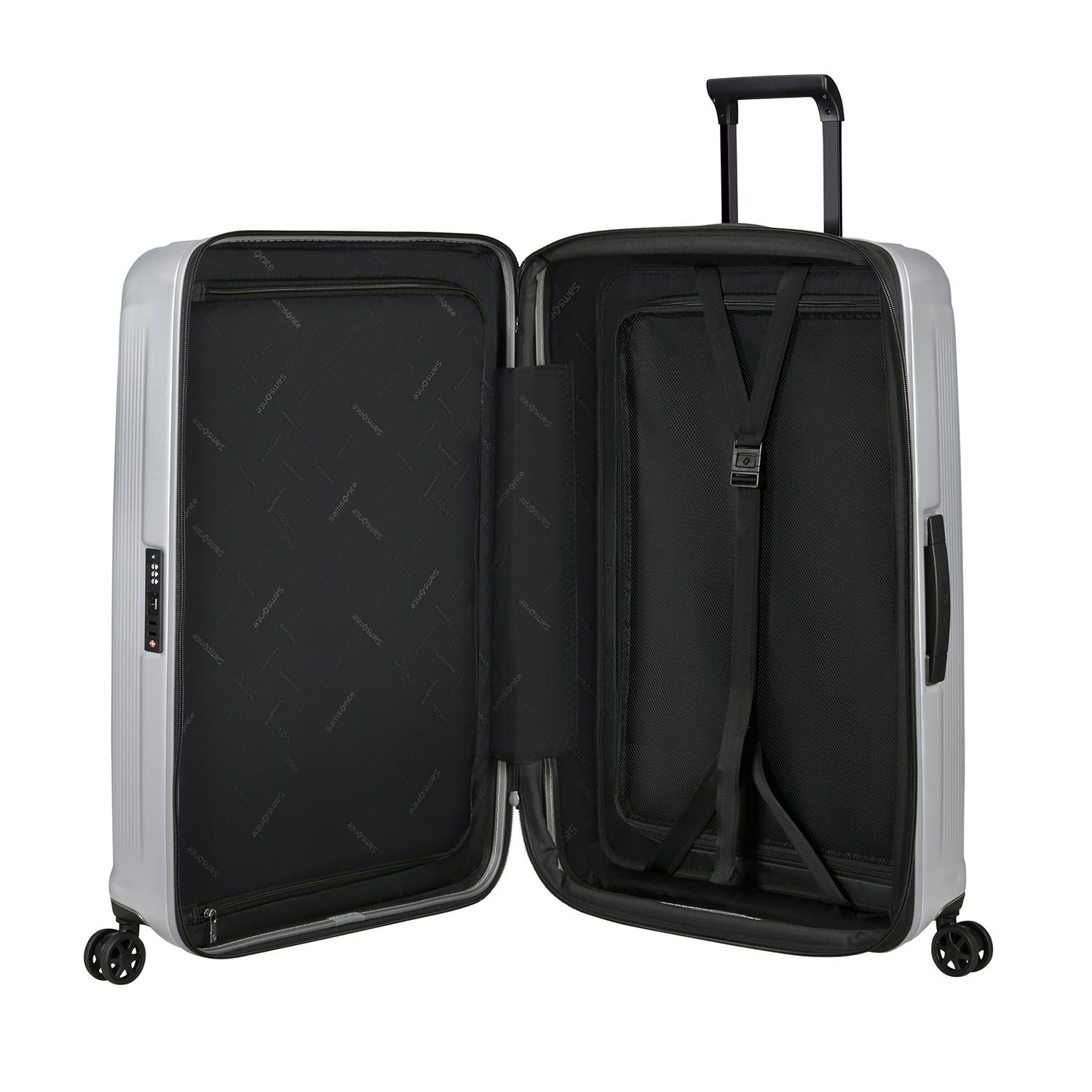 Samsonite Gri Spinner Nuon Körüklü 4 Tekerlekli 81 cm Büyük Boy Valiz