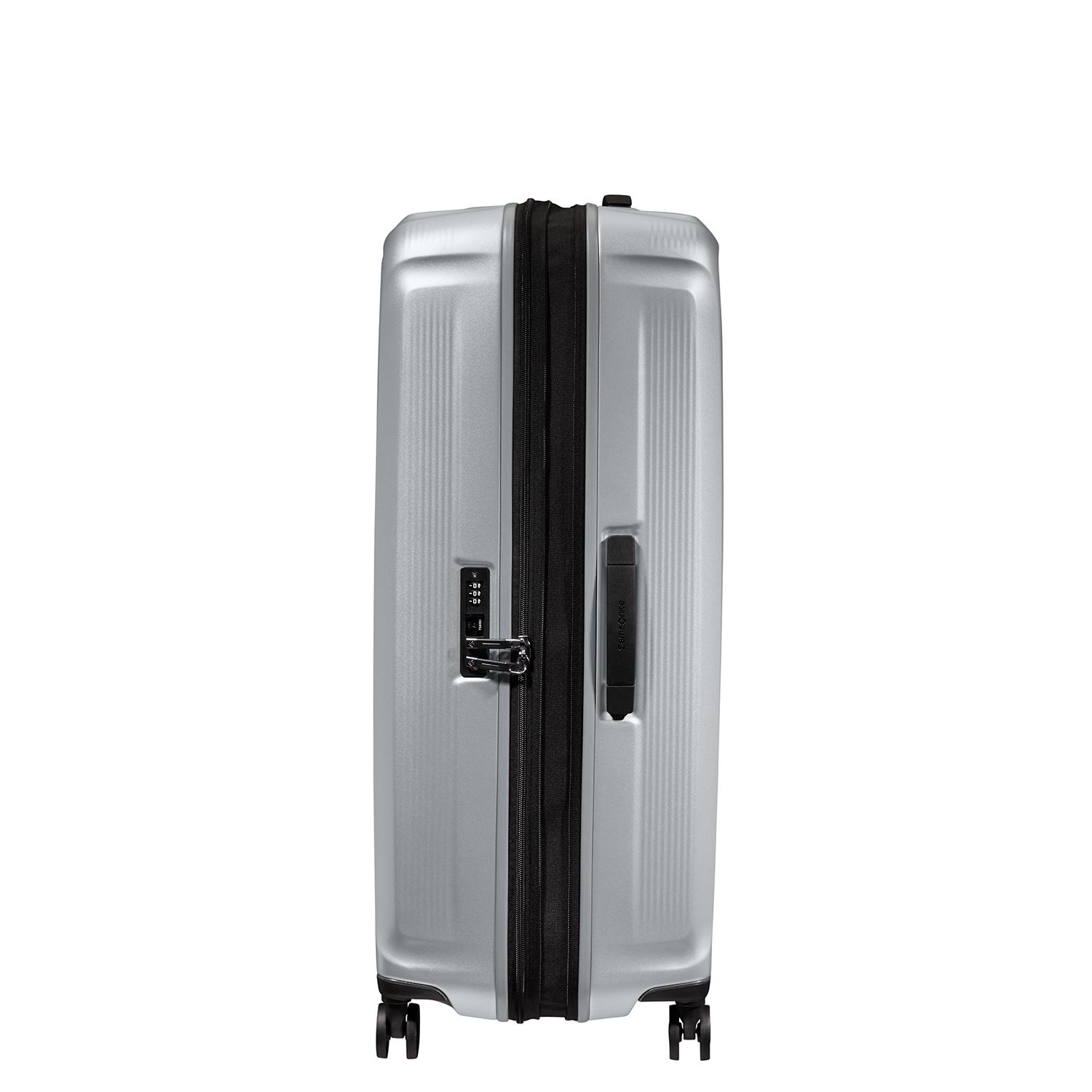 Samsonite Gri Spinner Nuon Körüklü 4 Tekerlekli 81 cm Büyük Boy Valiz