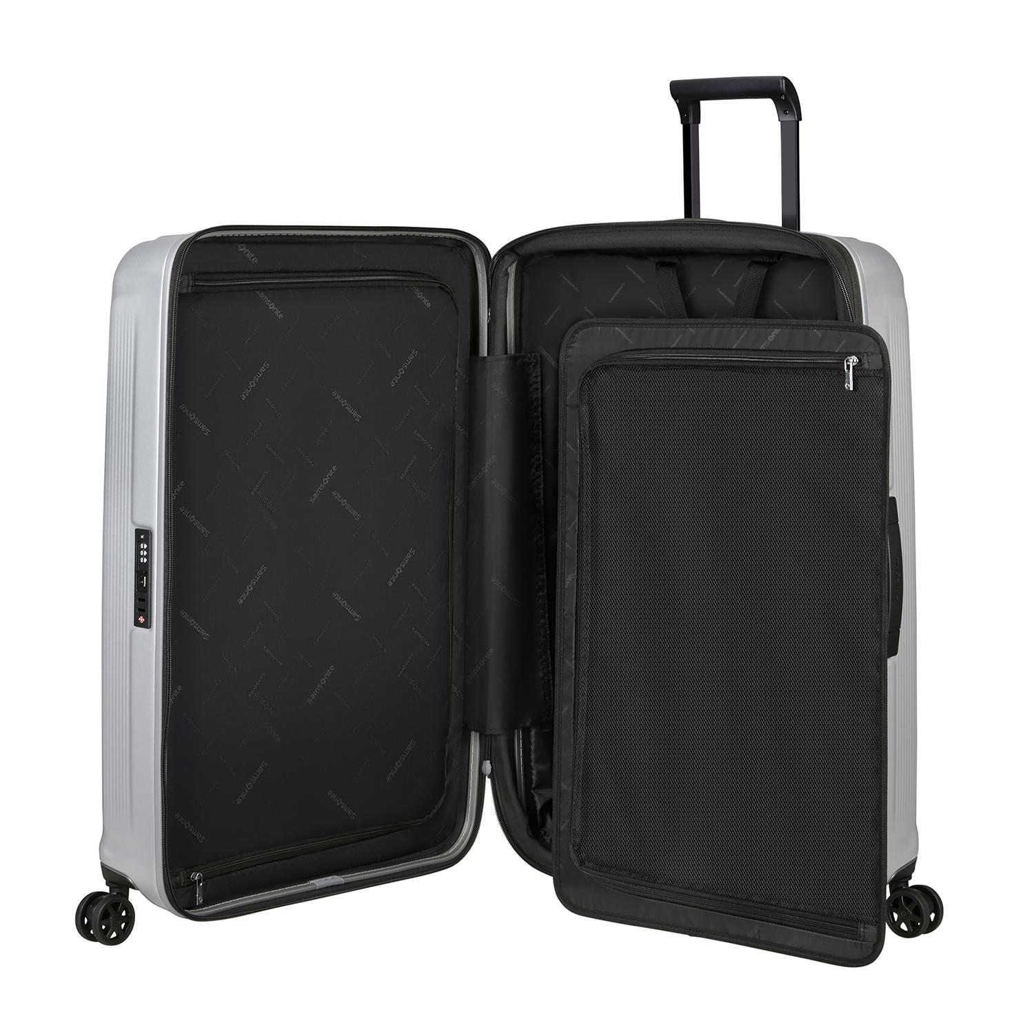 Samsonite Gri Spinner Nuon Körüklü 4 Tekerlekli 81 cm Büyük Boy Valiz