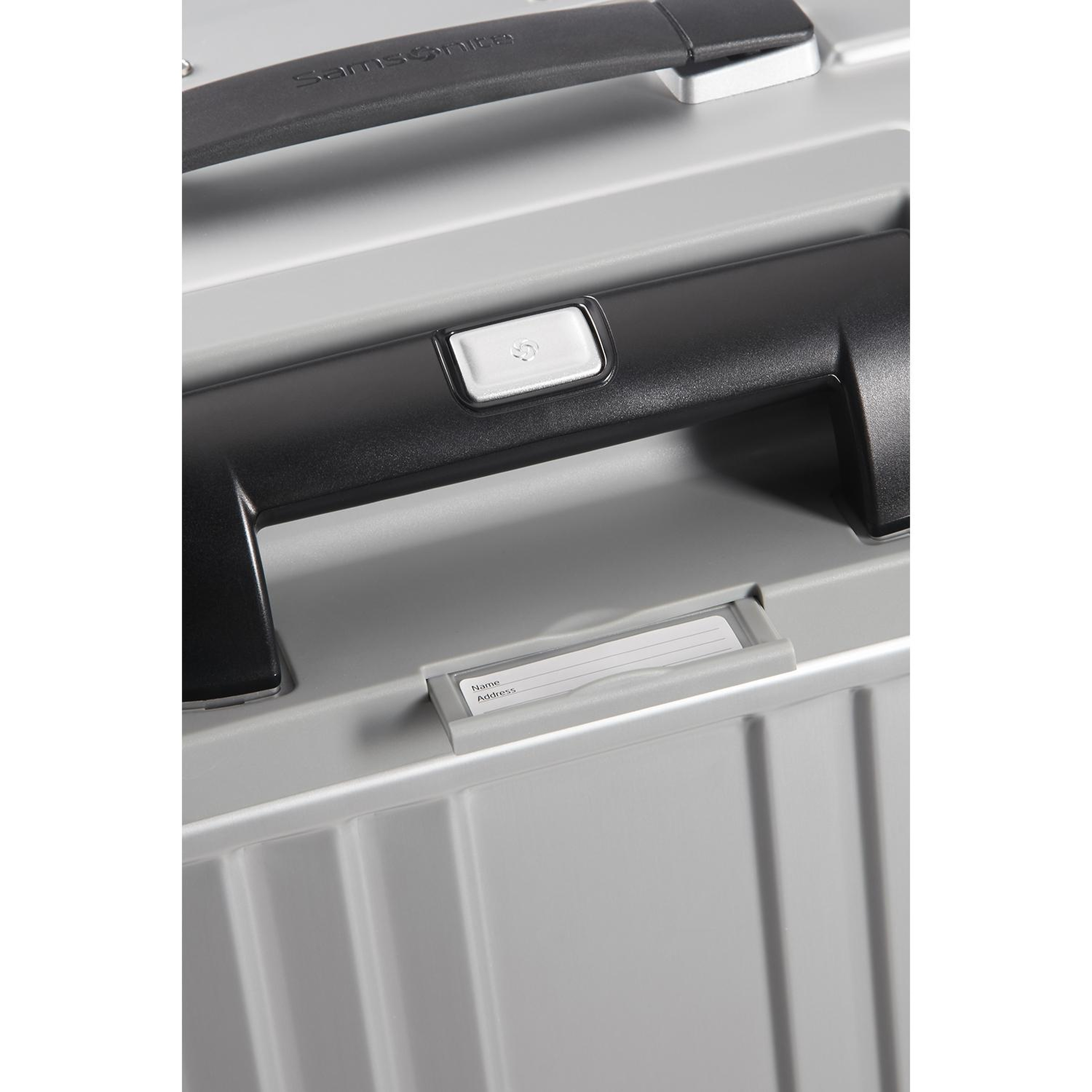 Samsonite Gri Lite-Box Alu - Trunk Büyük Boy Valiz 80cm