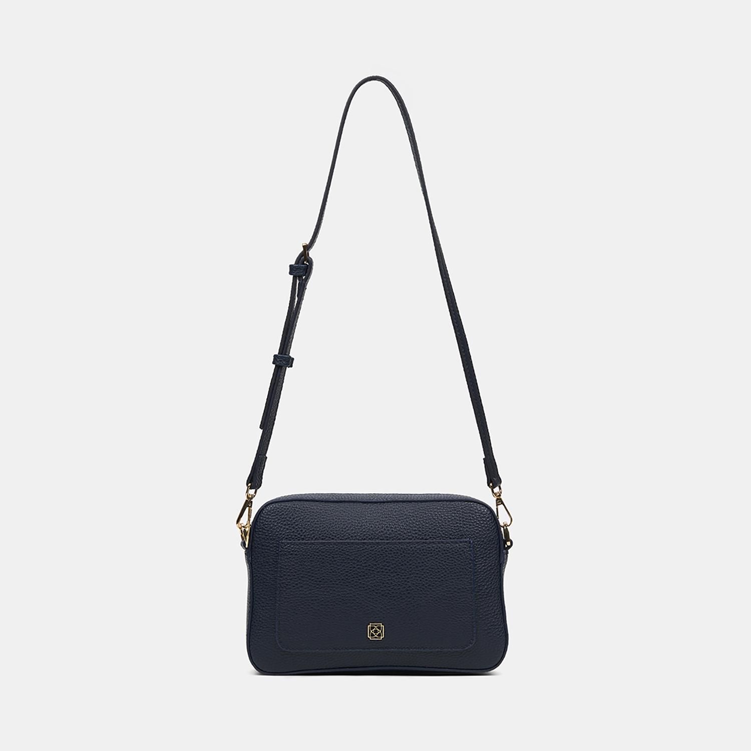 Kadın Lacivert Gold Detaylı Postacı Çantası