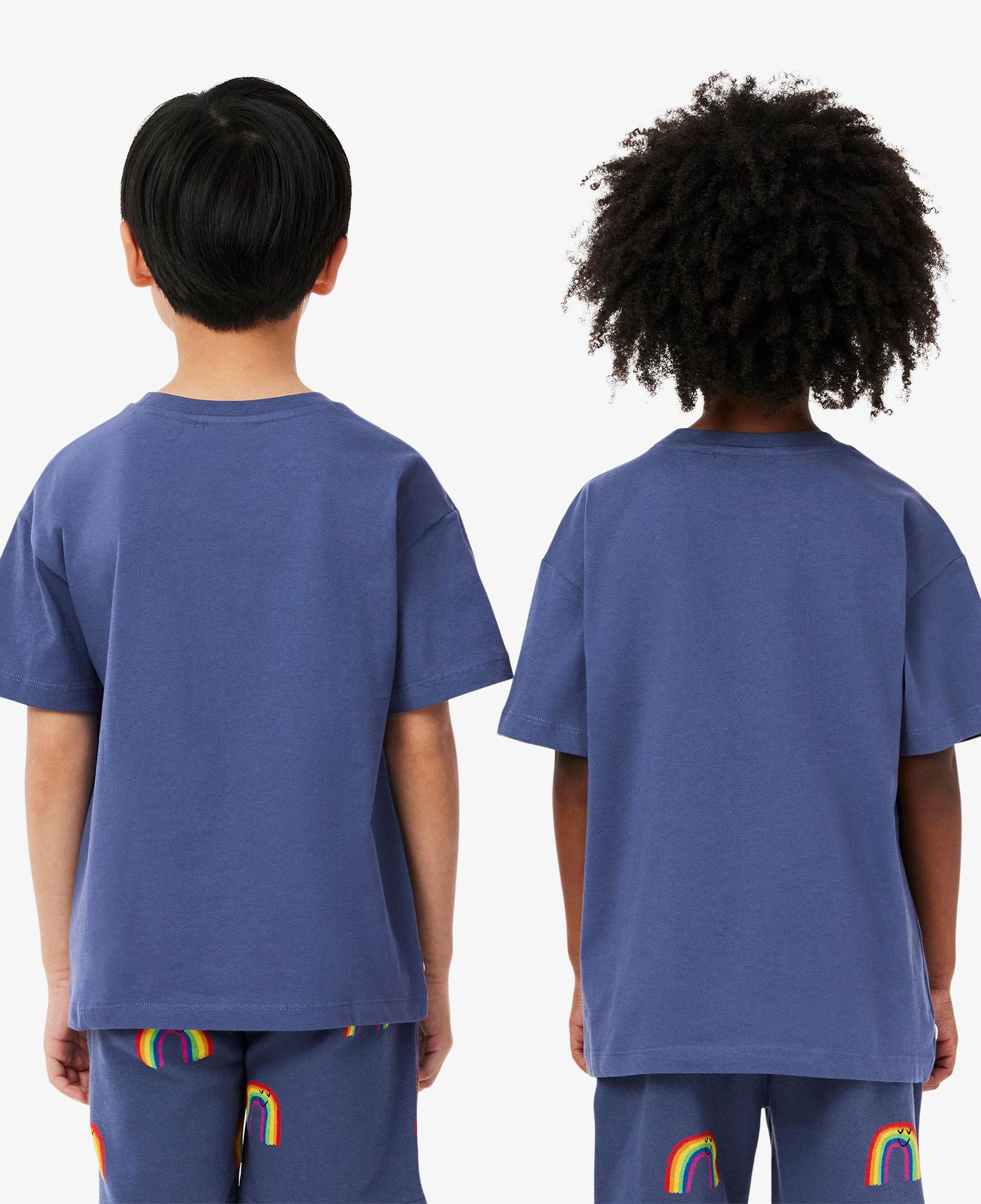 Lacoste Çocuk Bisiklet Yaka Mor T-Shirt