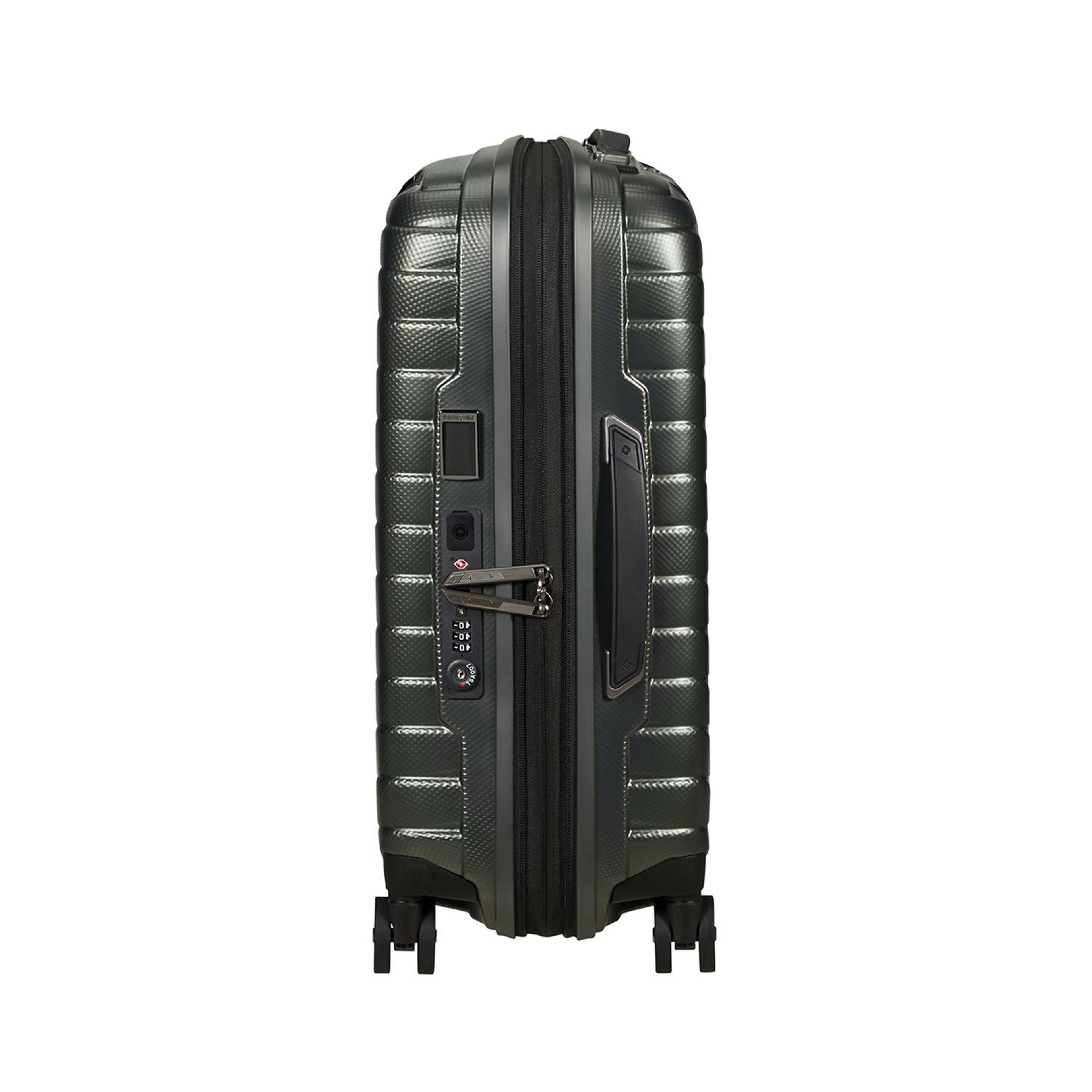 Samsonite Yeşil Spinner Proxis - Körüklü 4 Tekerlekli 55 cm Kabin Boy Valiz