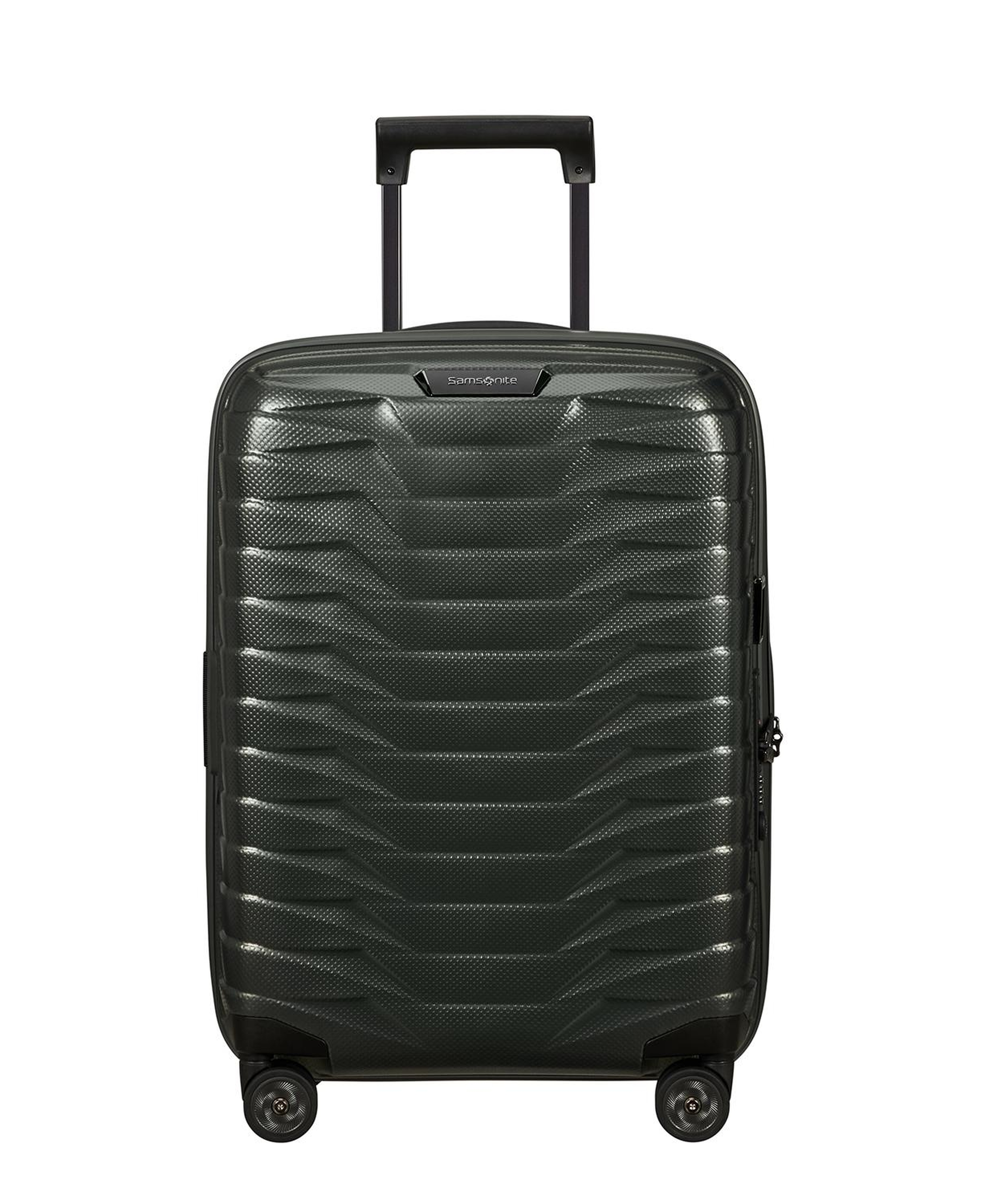 Samsonite Yeşil Spinner Proxis - Körüklü 4 Tekerlekli 55 cm Kabin Boy Valiz