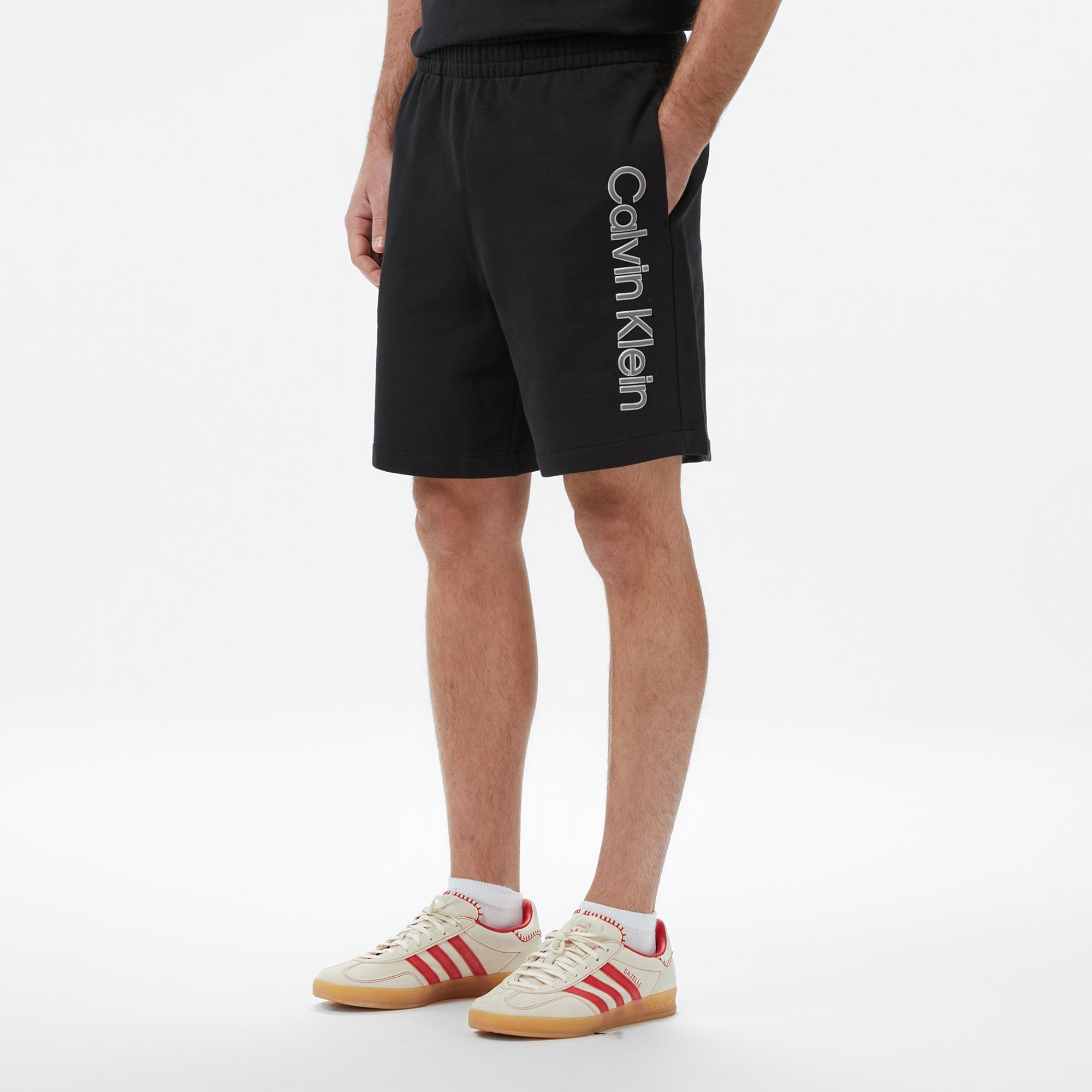 Calvin Klein Terry Graphic Erkek Siyah Şort