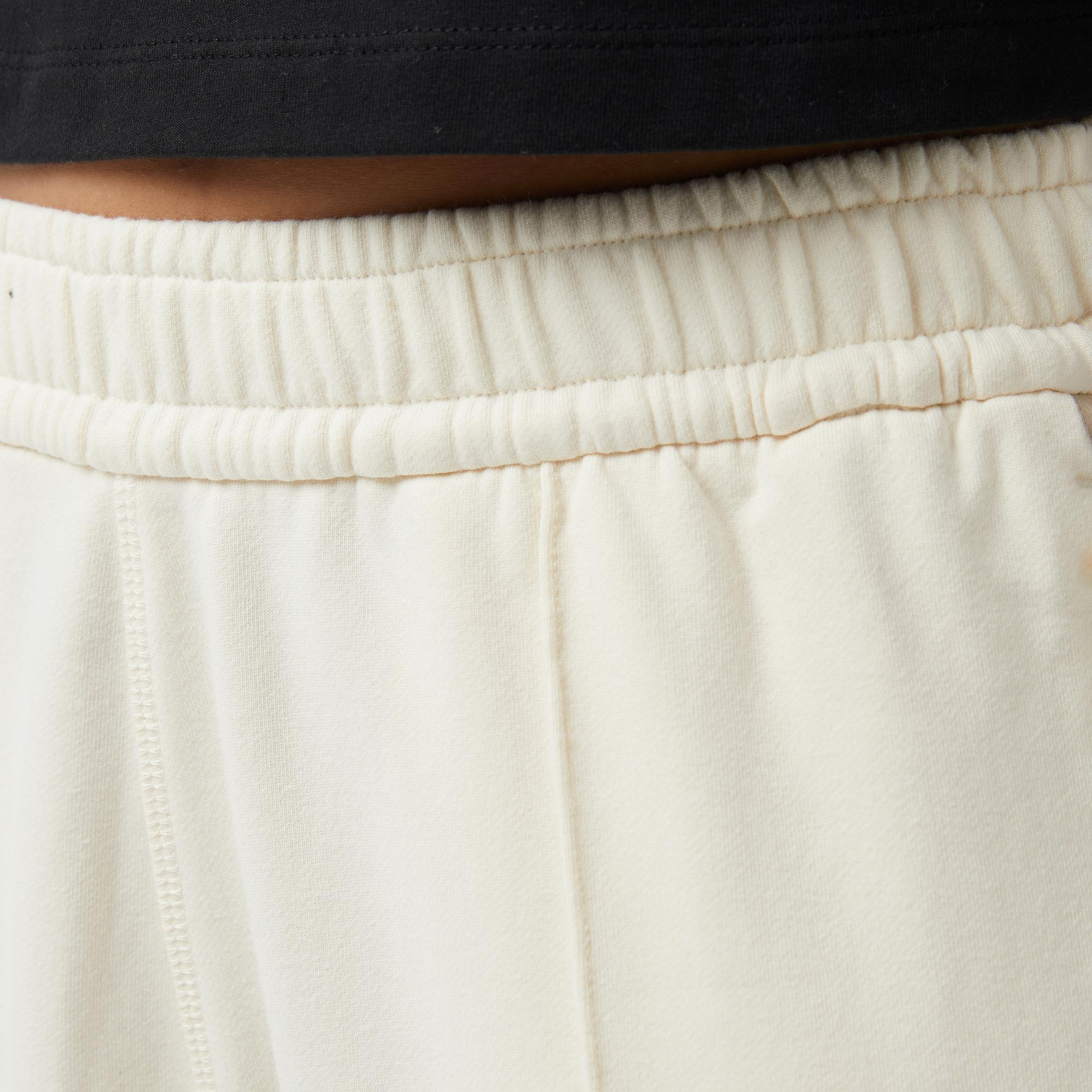 Calvin Klein Stretch Terry Track Kadın Beyaz Pantolon
