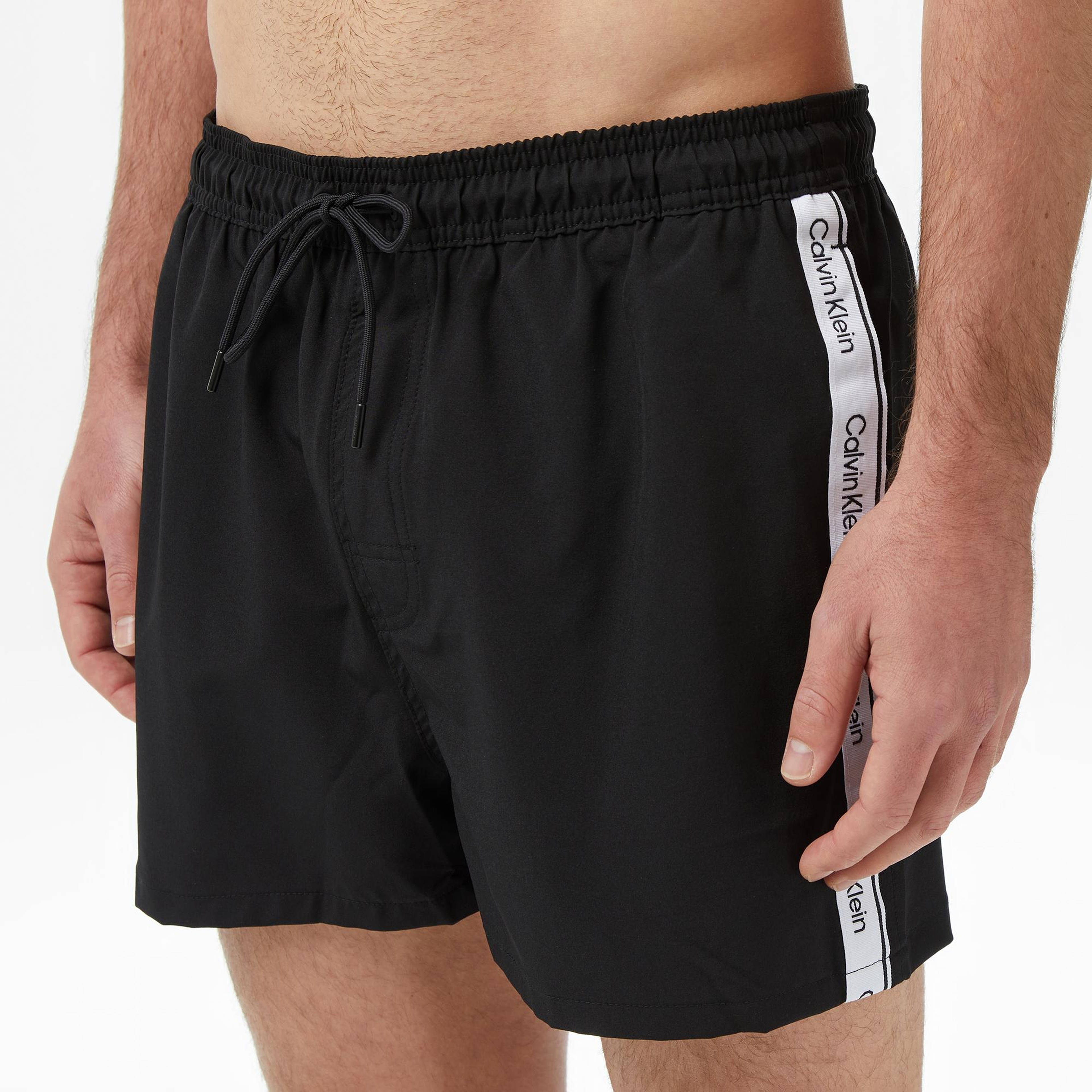 Calvin Klein Short Drawstring Erkek Siyah Deniz Şortu