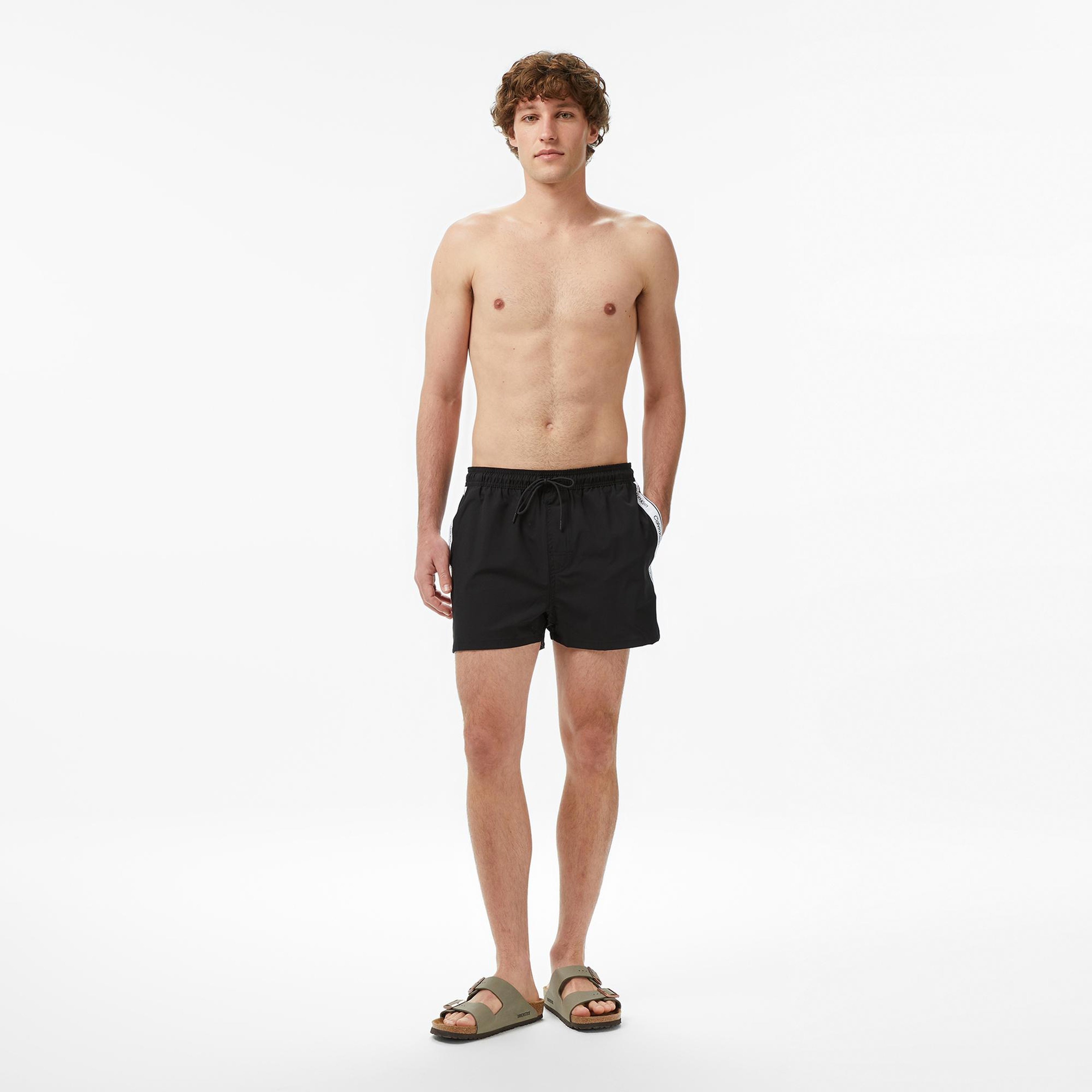 Calvin Klein Short Drawstring Erkek Siyah Deniz Şortu
