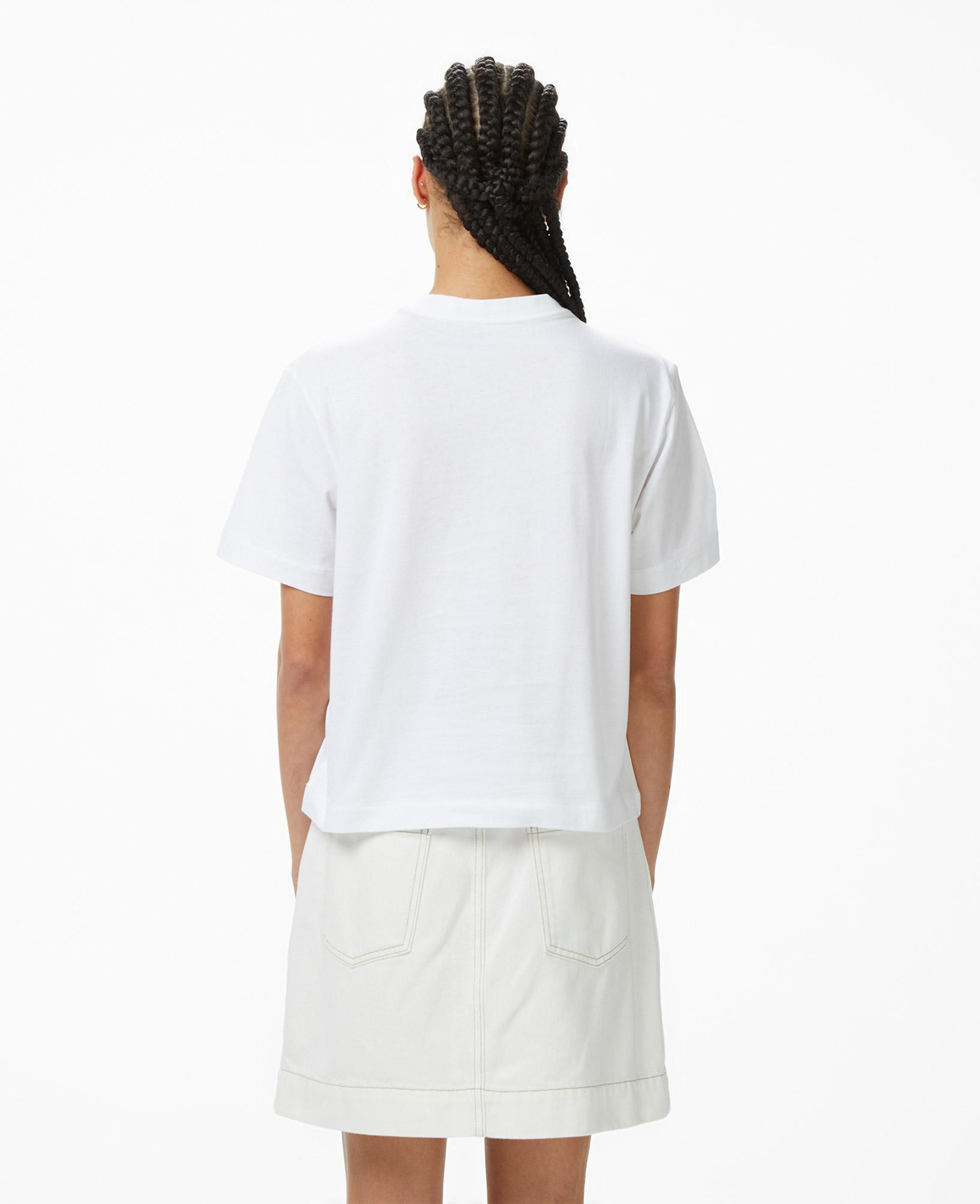 Calvin Klein Boxy Graphic  Kadın Beyaz T-Shirt