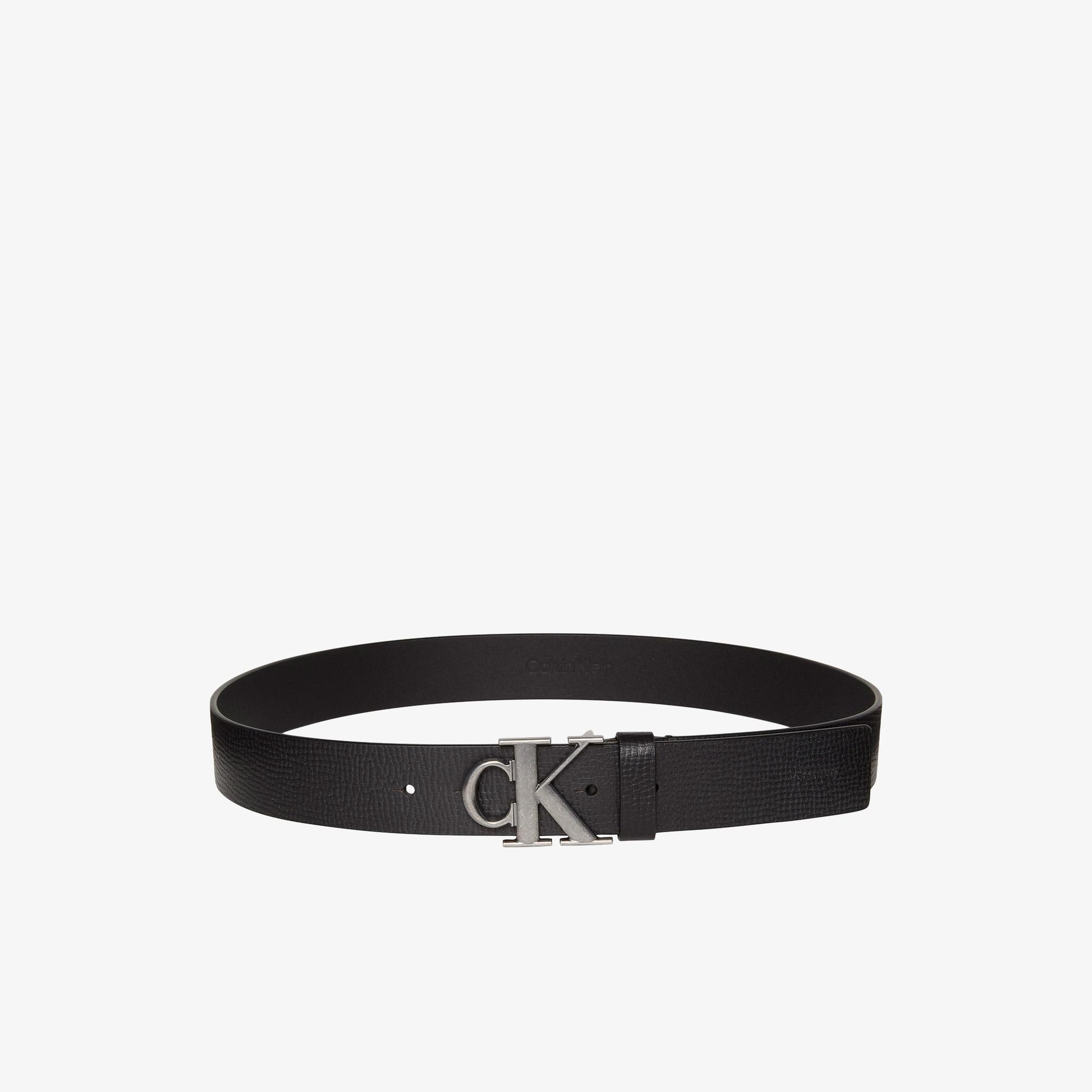 Calvin Klein Buckle 40mm Fixed Erkek Siyah Kemer