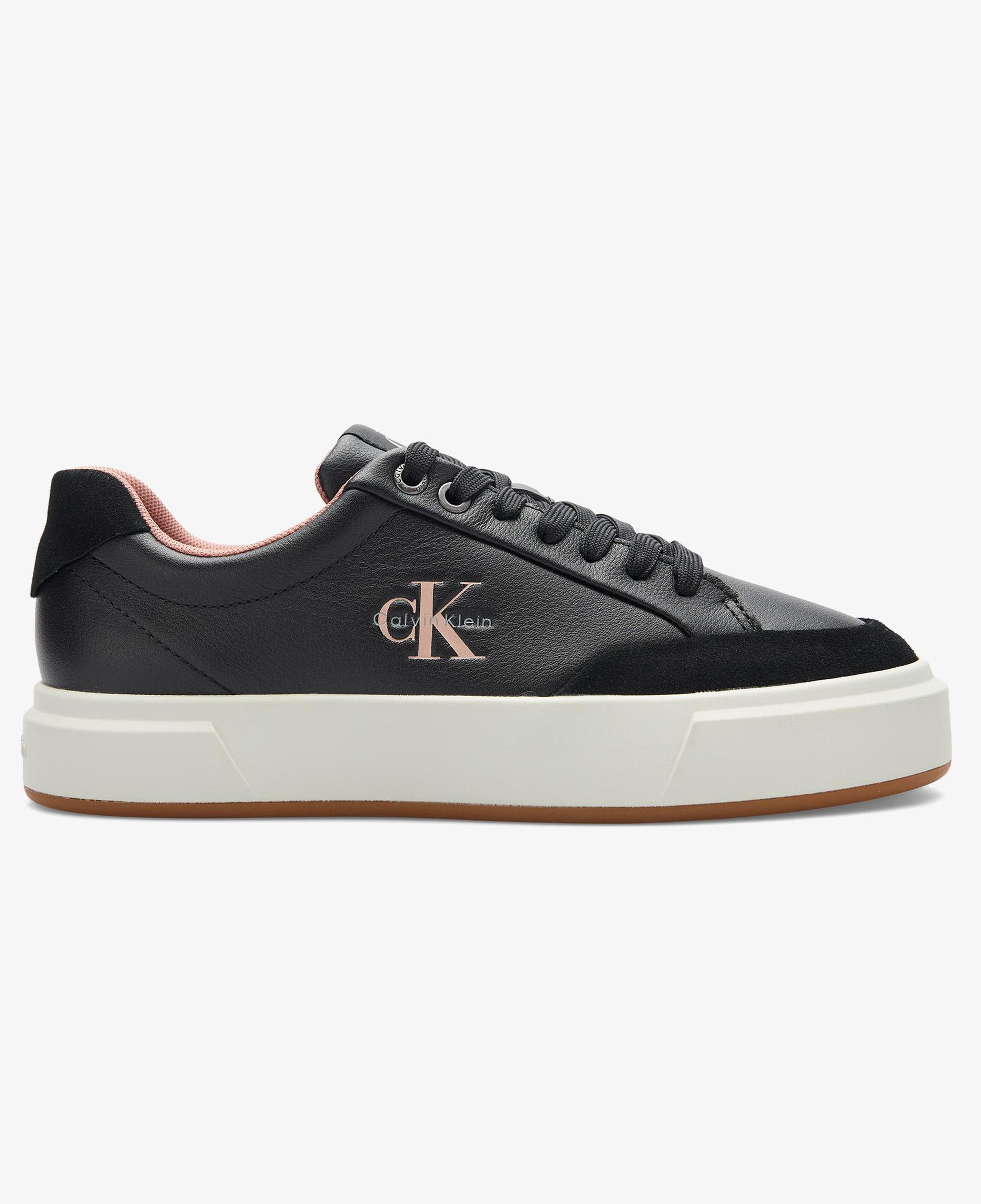 Calvin Klein Basket Cupsole Laceup Kadın Siyah Sneaker