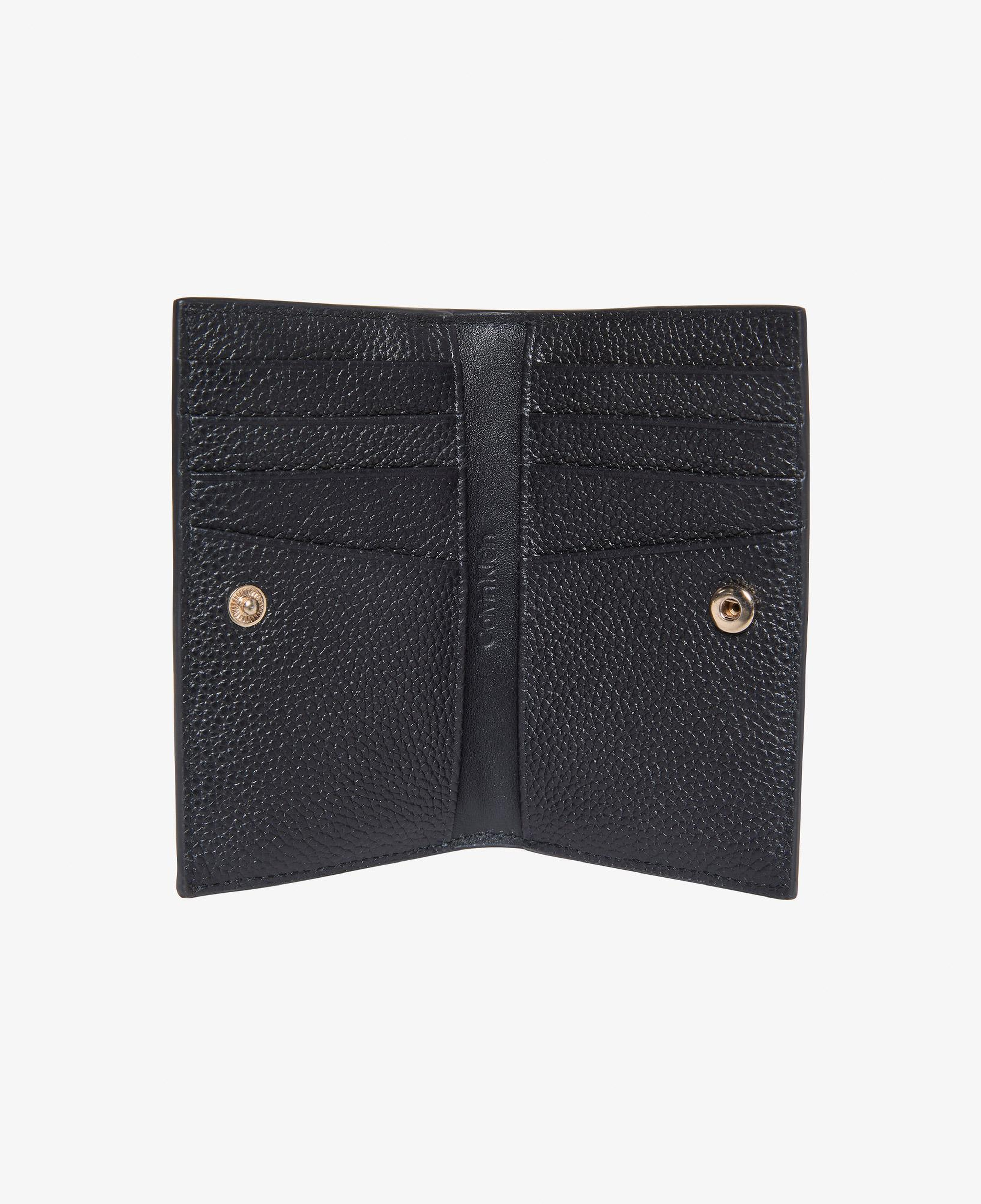 Calvin Klein Emblem Pebble Snap Kadın Siyah Kartlık