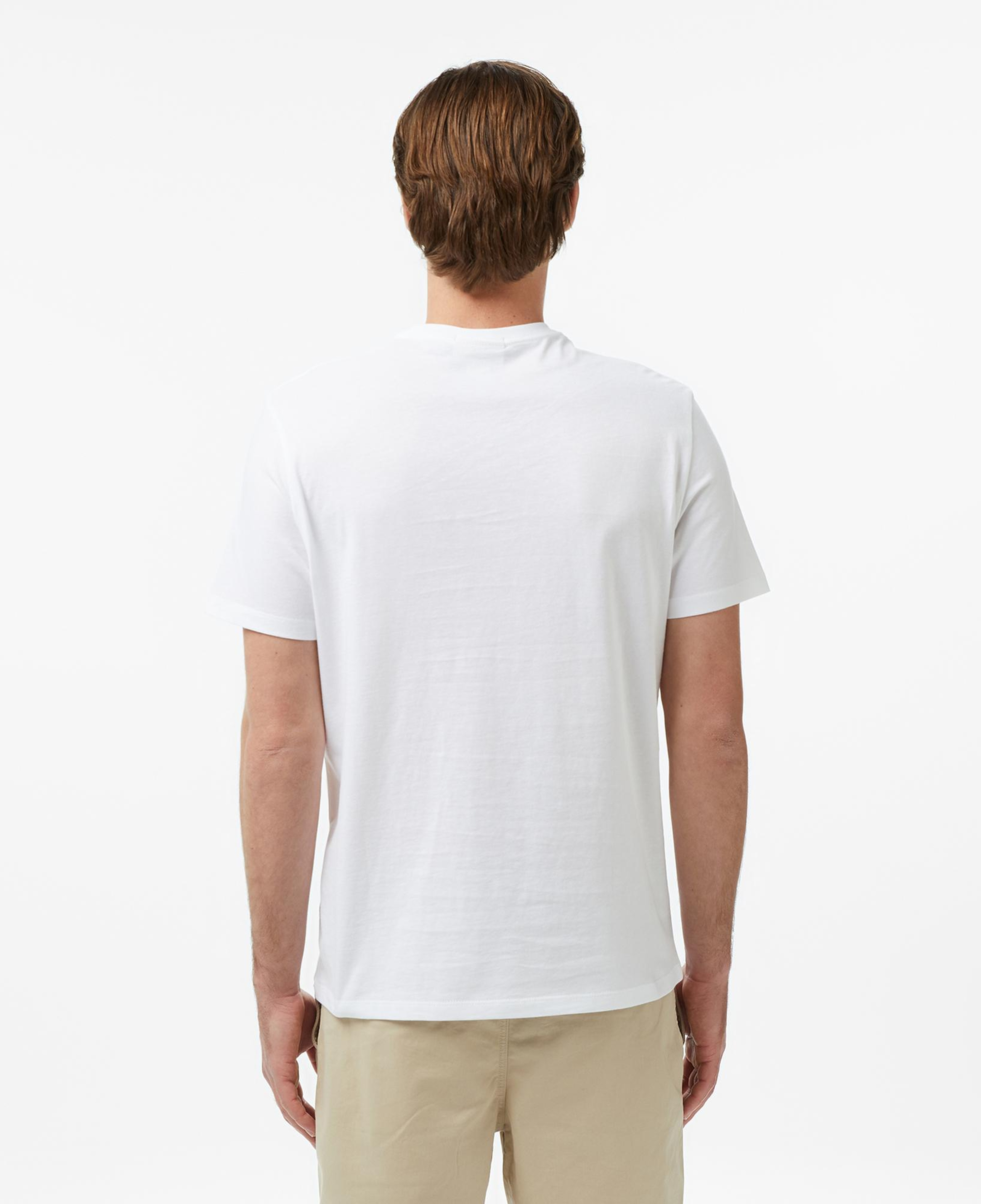 Calvin Klein 30S Jersey Classic Micro Mono Erkek Beyaz T-Shirt