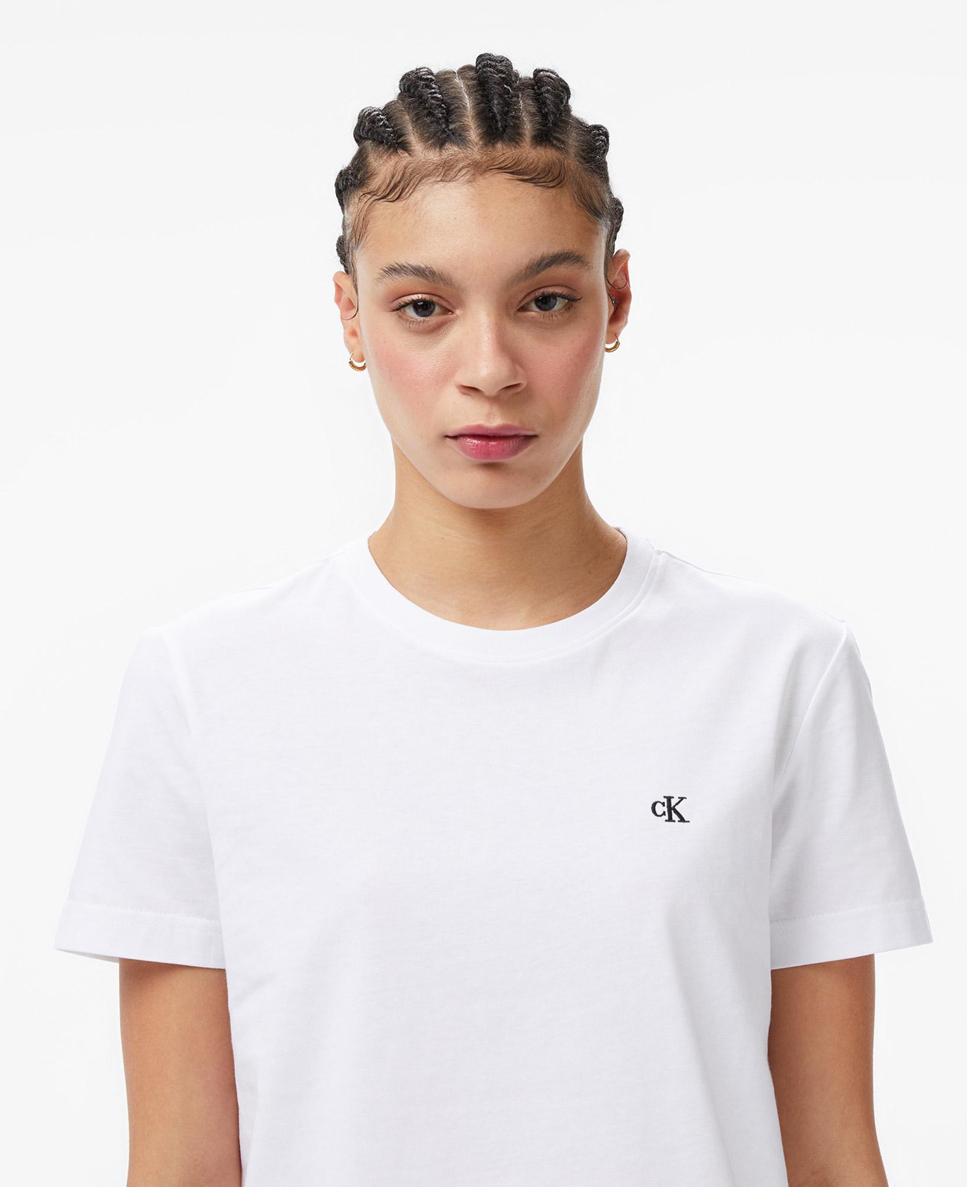 Calvin Klein Monogram Kadın Beyaz T-Shirt