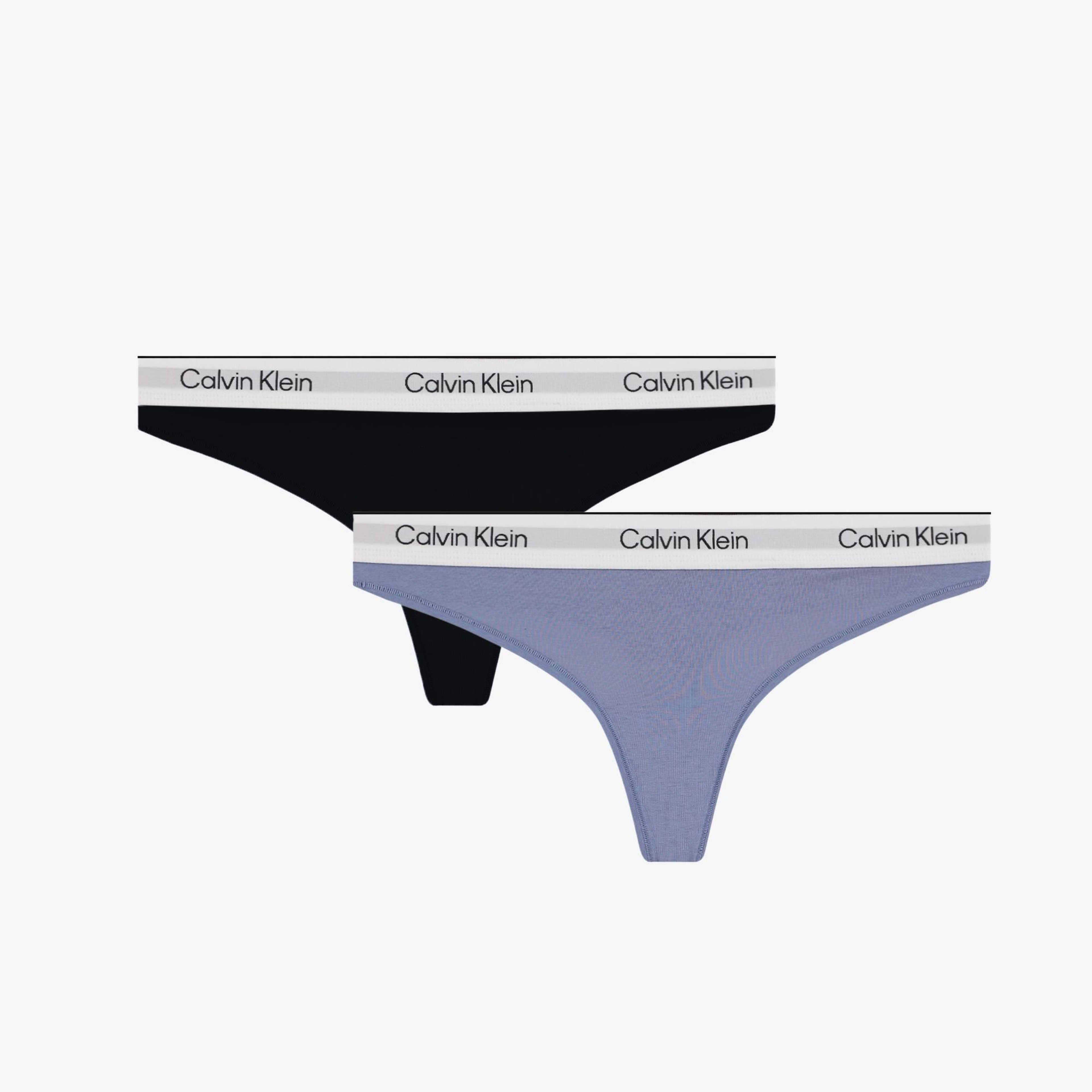 Calvin Klein Thong 2'li Kadın Renkli Külot