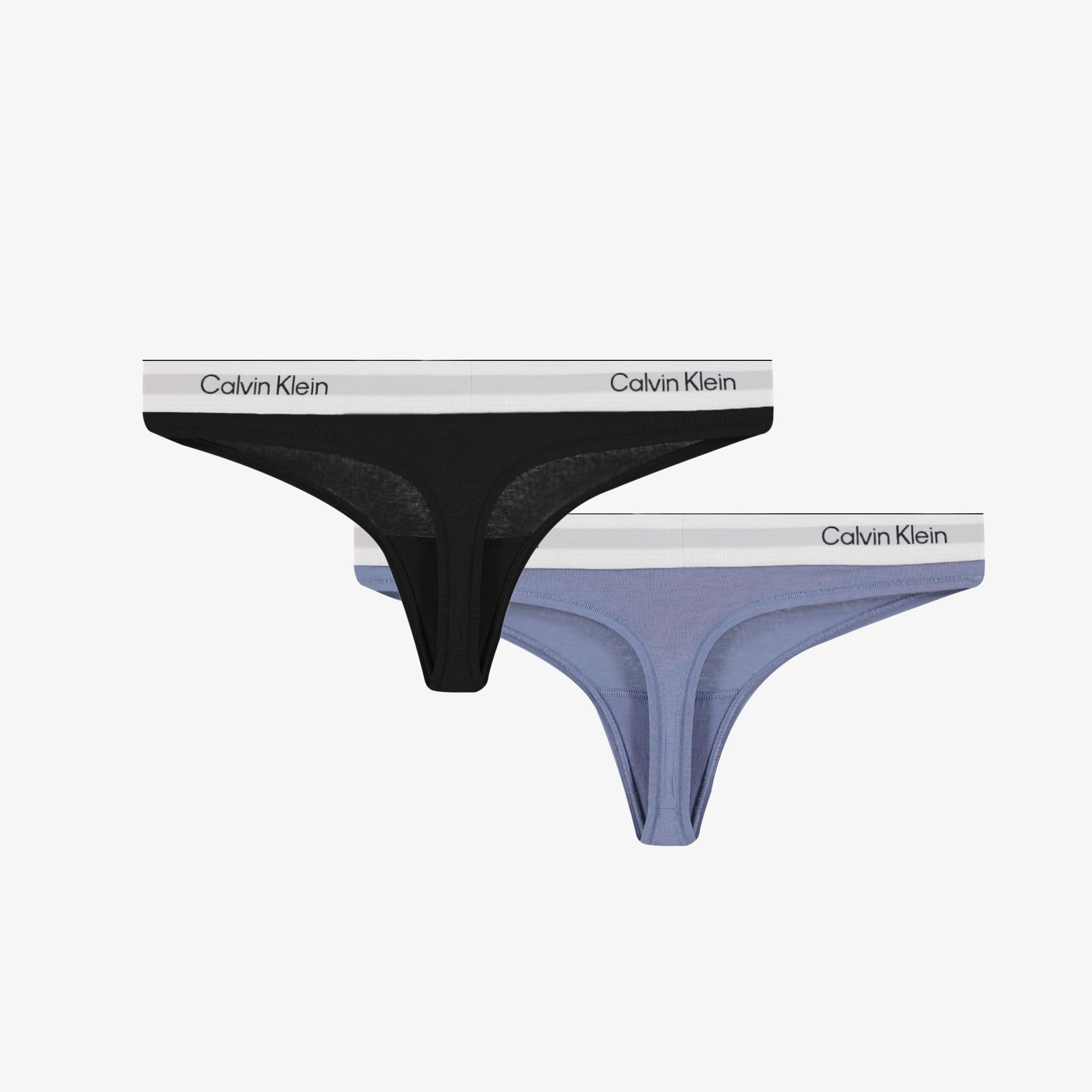 Calvin Klein Thong 2'li Kadın Renkli Külot
