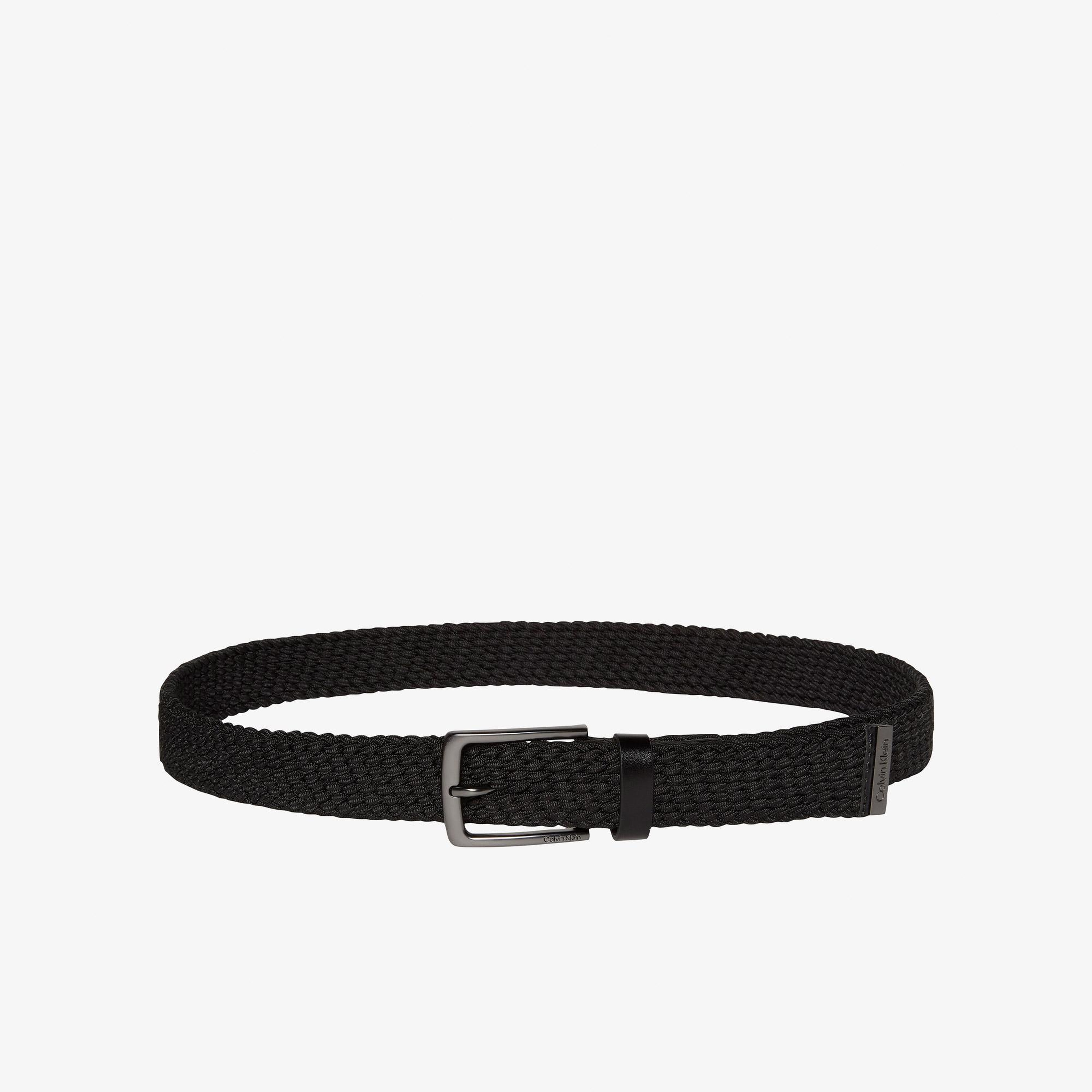 Calvin Klein Casual Pin Buckle 35mm Fixed Erkek Siyah Kemer