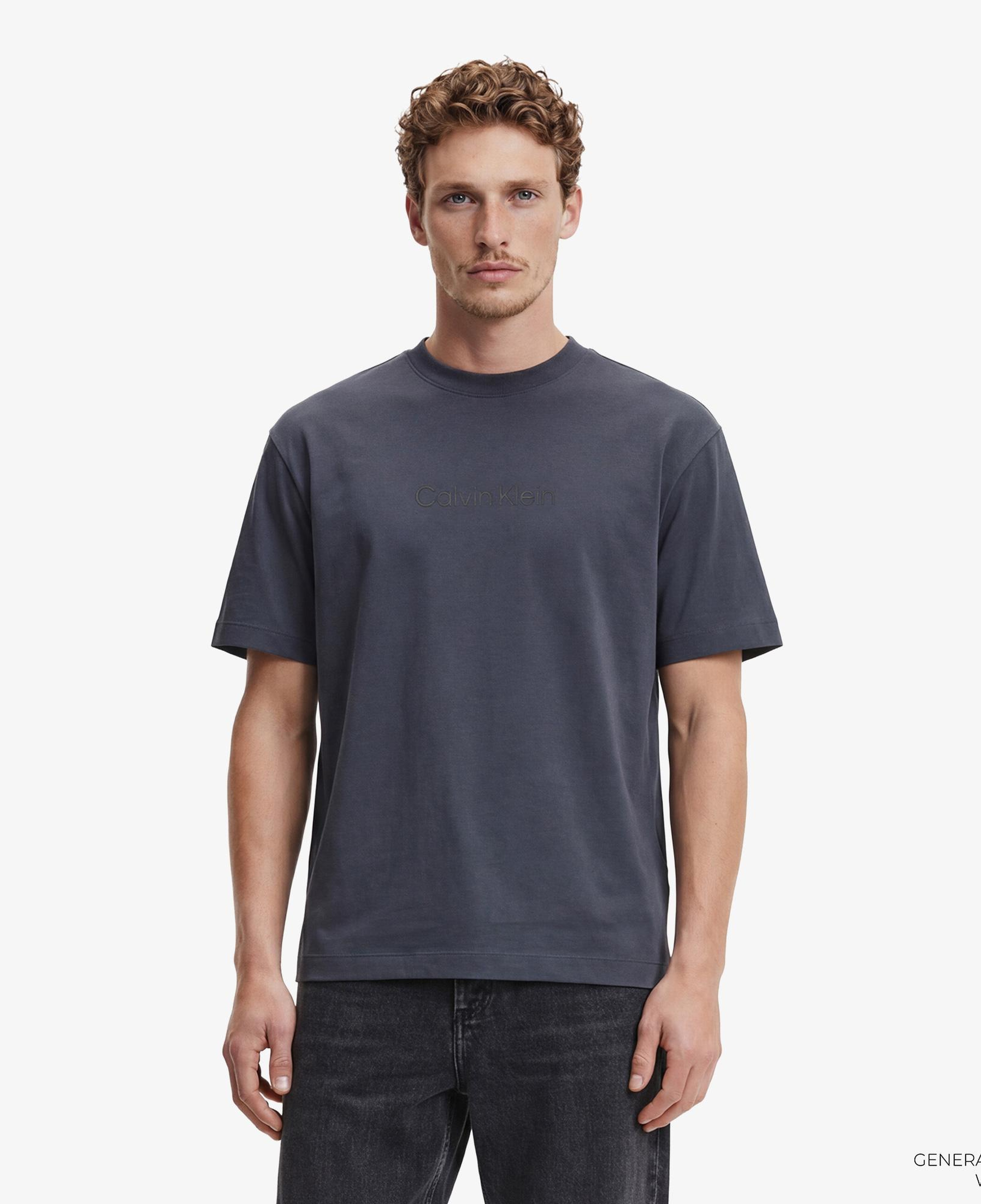 Calvin Klein Releaxed Standard Logo Crewnk Erkek Lacivert T-Shirt