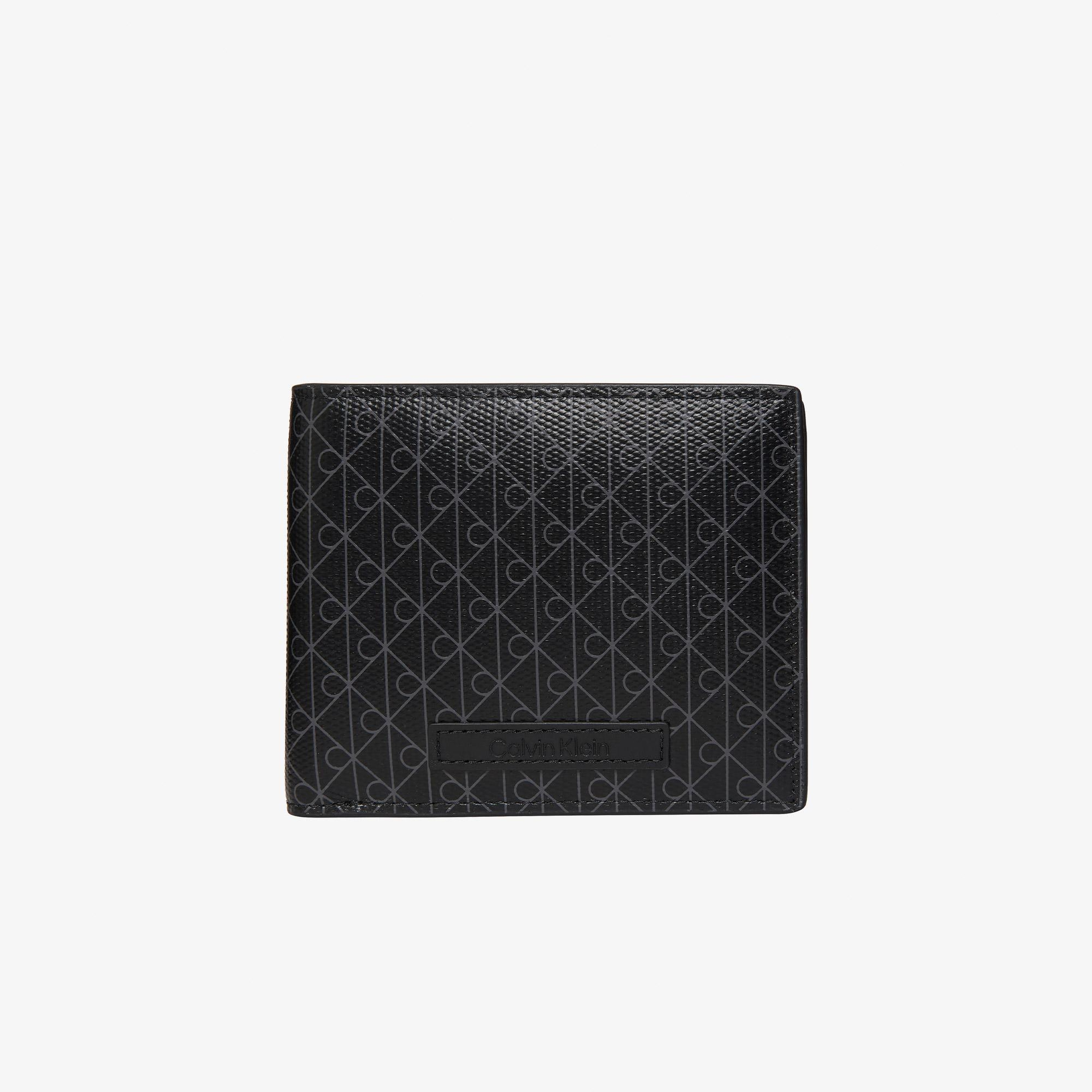 Calvin Klein Emblem Coated Erkek Siyah Cüzdan