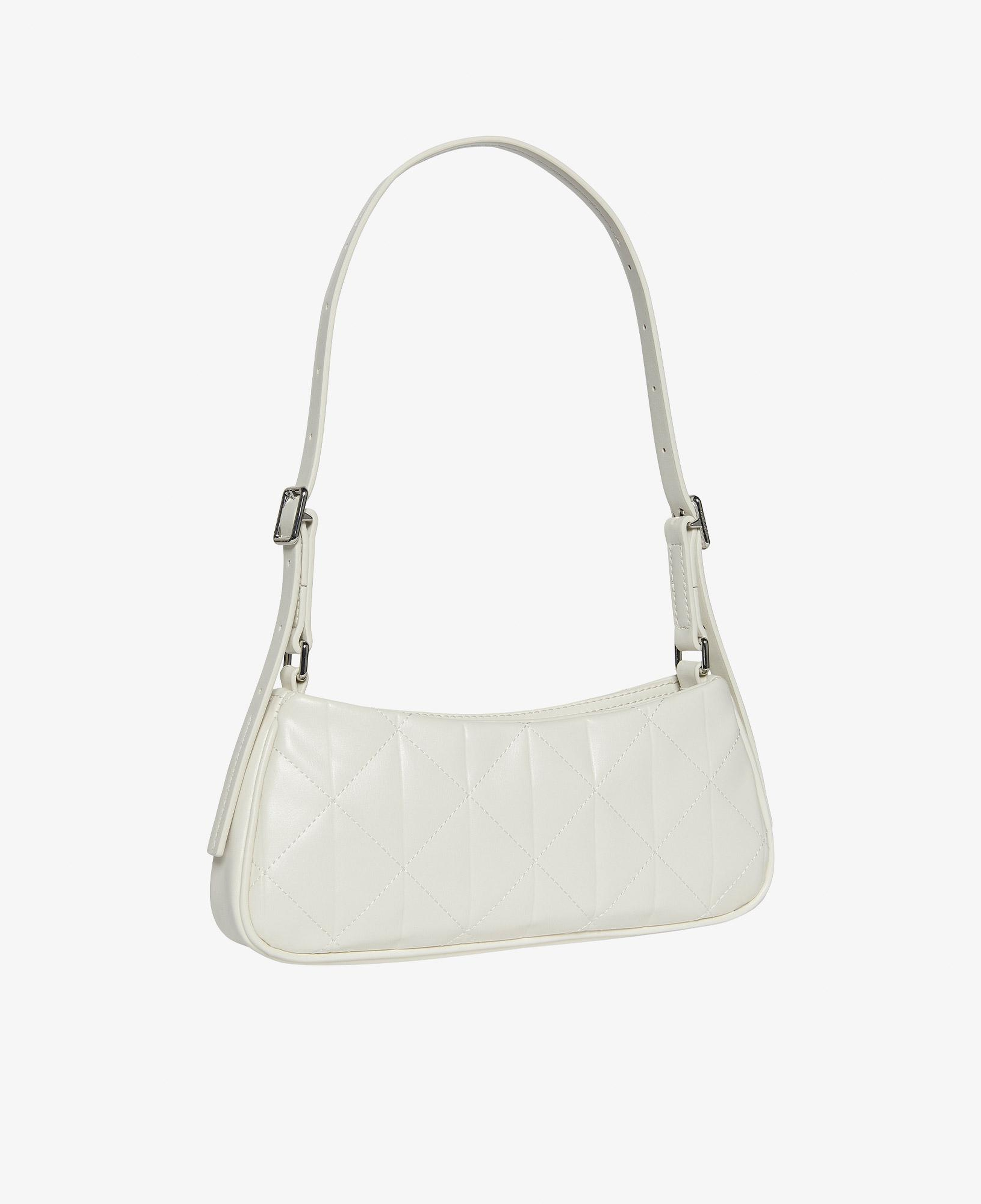 Calvin Klein Quilted Small Kadın Beyaz Omuz Çantası