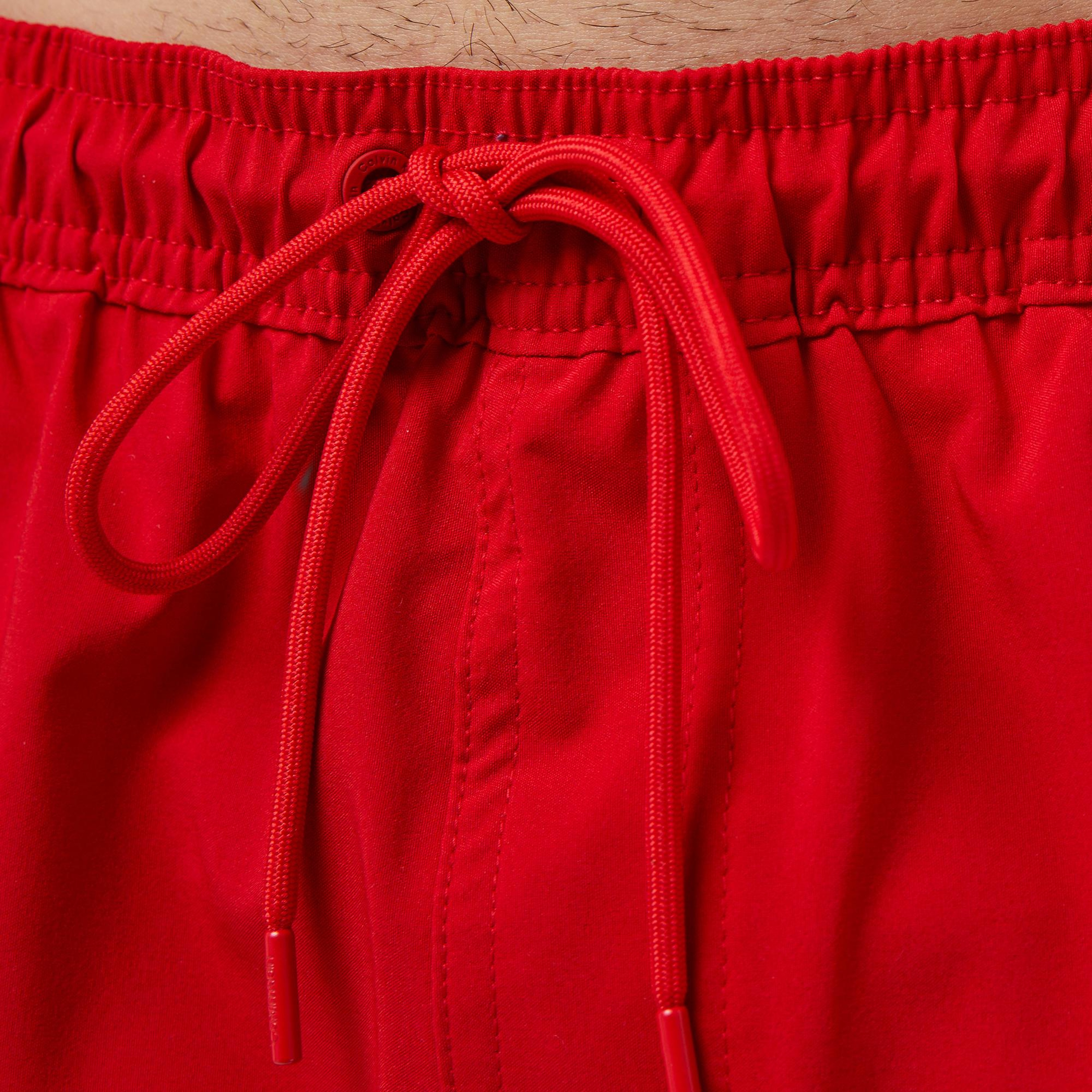 Calvin Klein Short Drawstring Erkek Kırmızı Deniz Şortu
