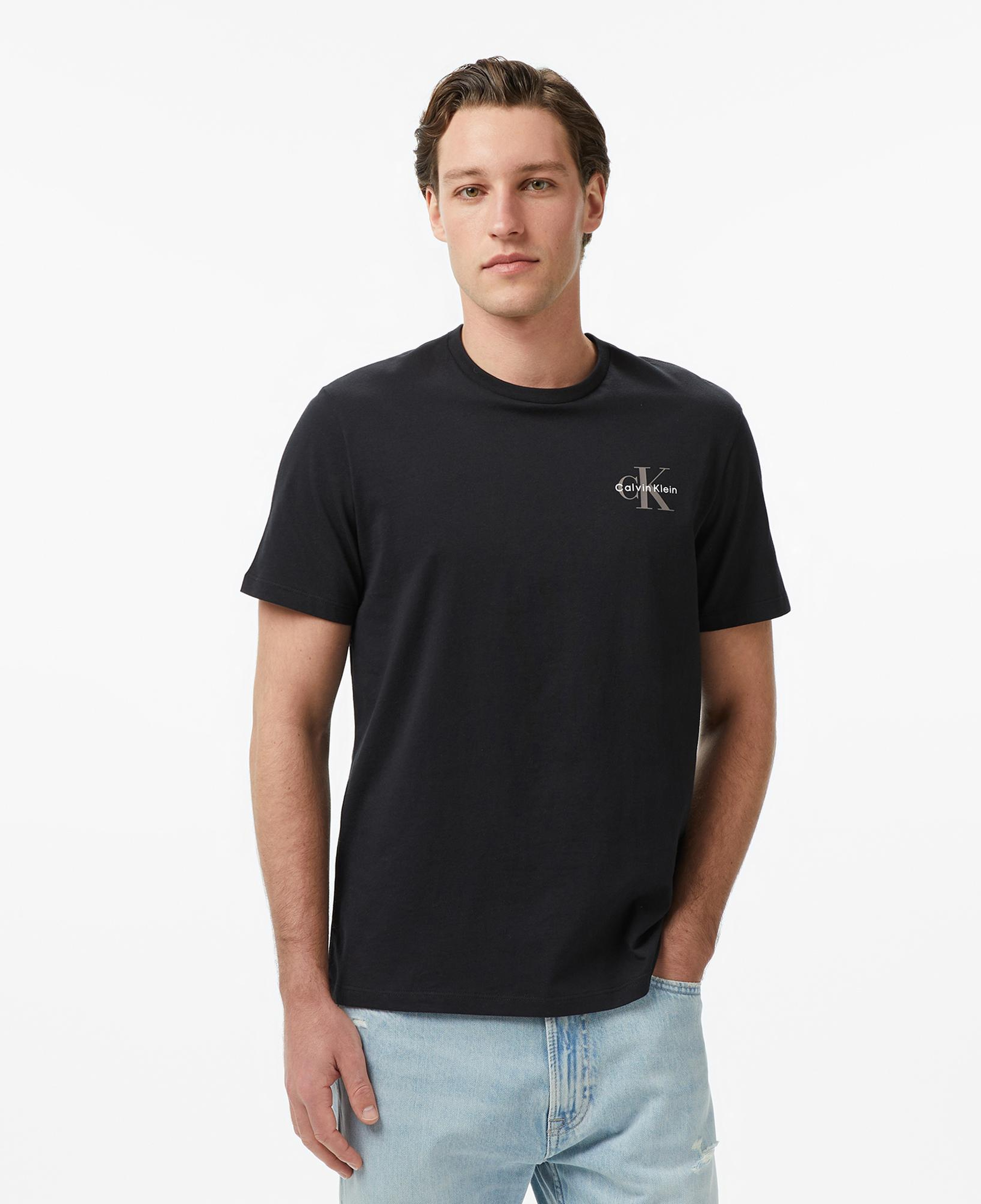 Calvin Klein 30S Jersey Classic Micro Mono Erkek Siyah T-Shirt
