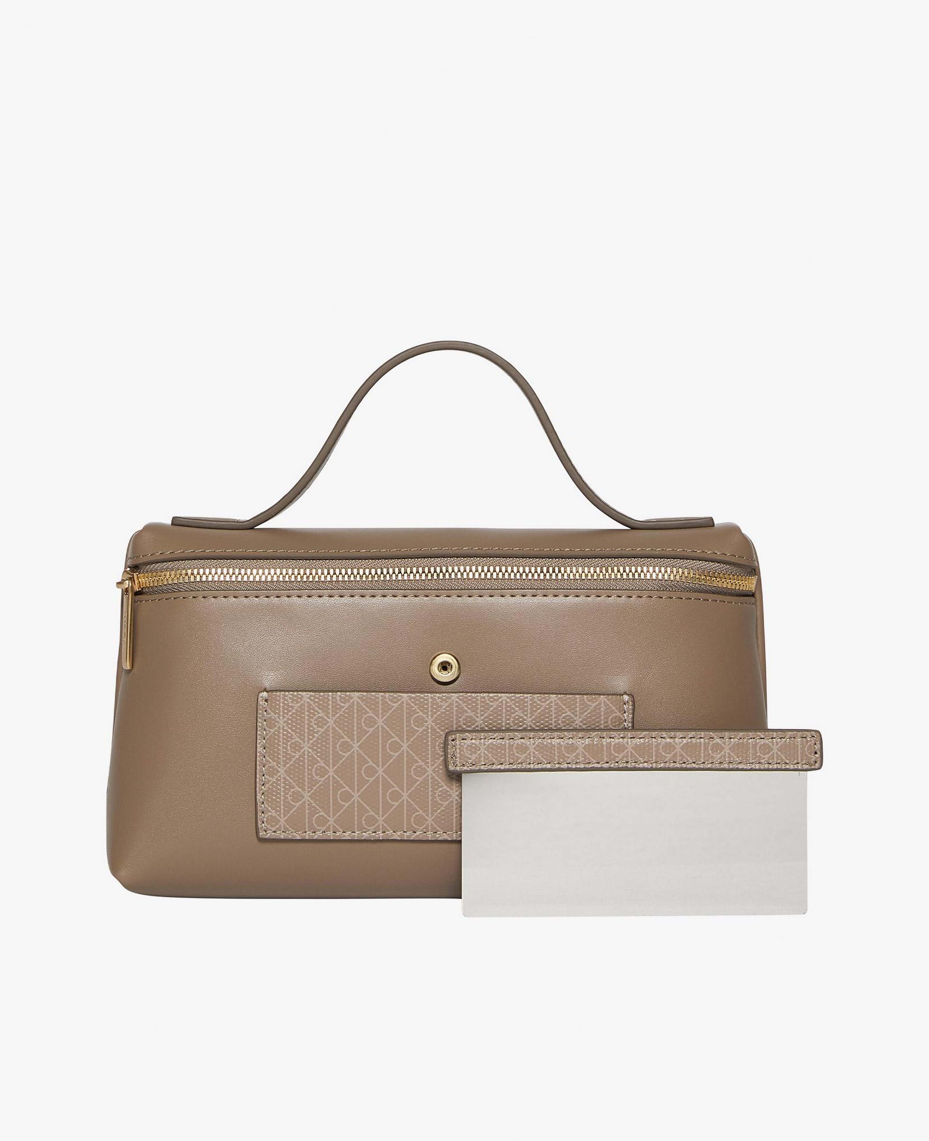 Calvin Klein Emblem Beauty Case Kadın Haki Makyaj Çantası