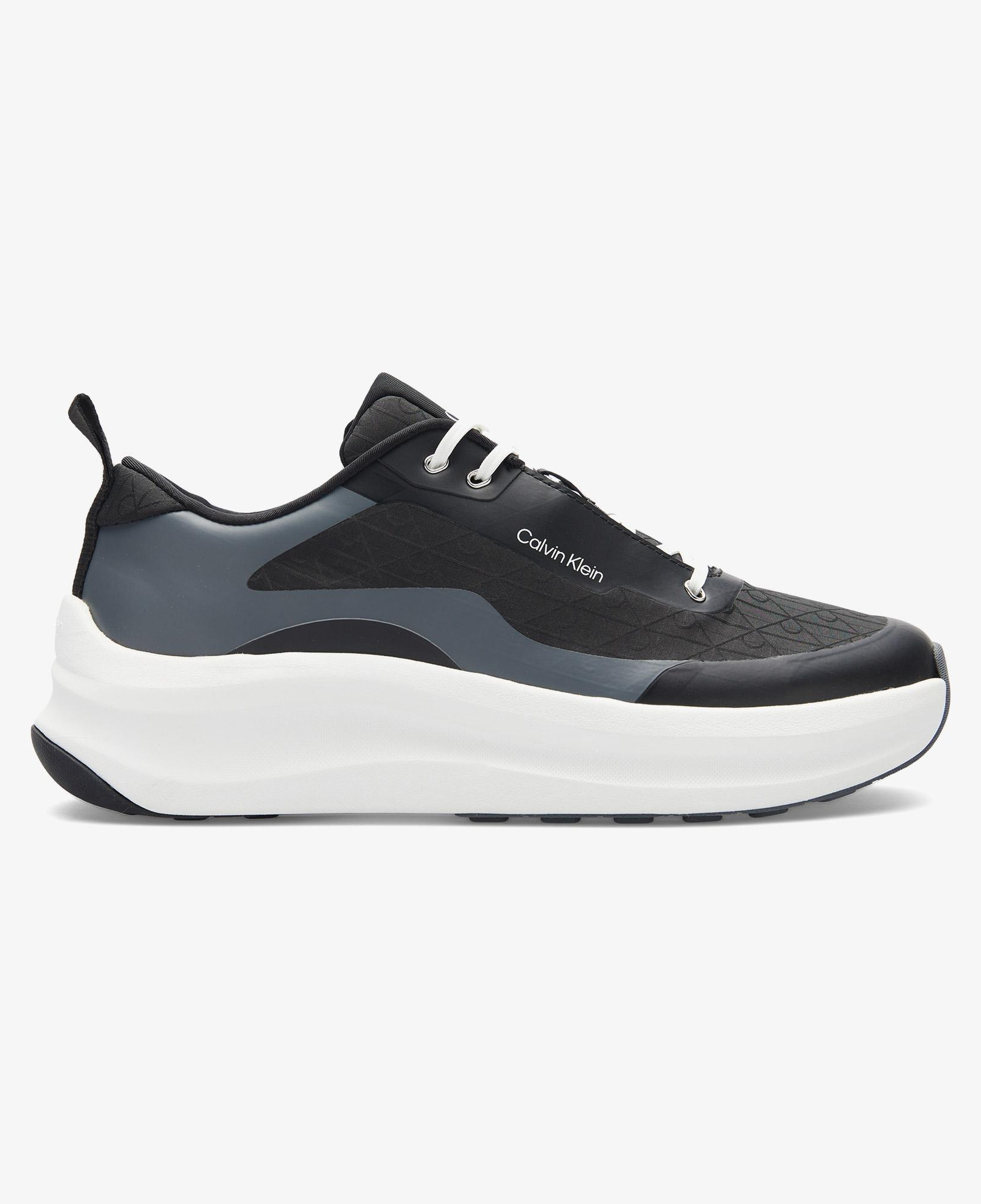 Calvin Klein Chunky Runner Lace Up Mix Erkek Siyah Sneaker
