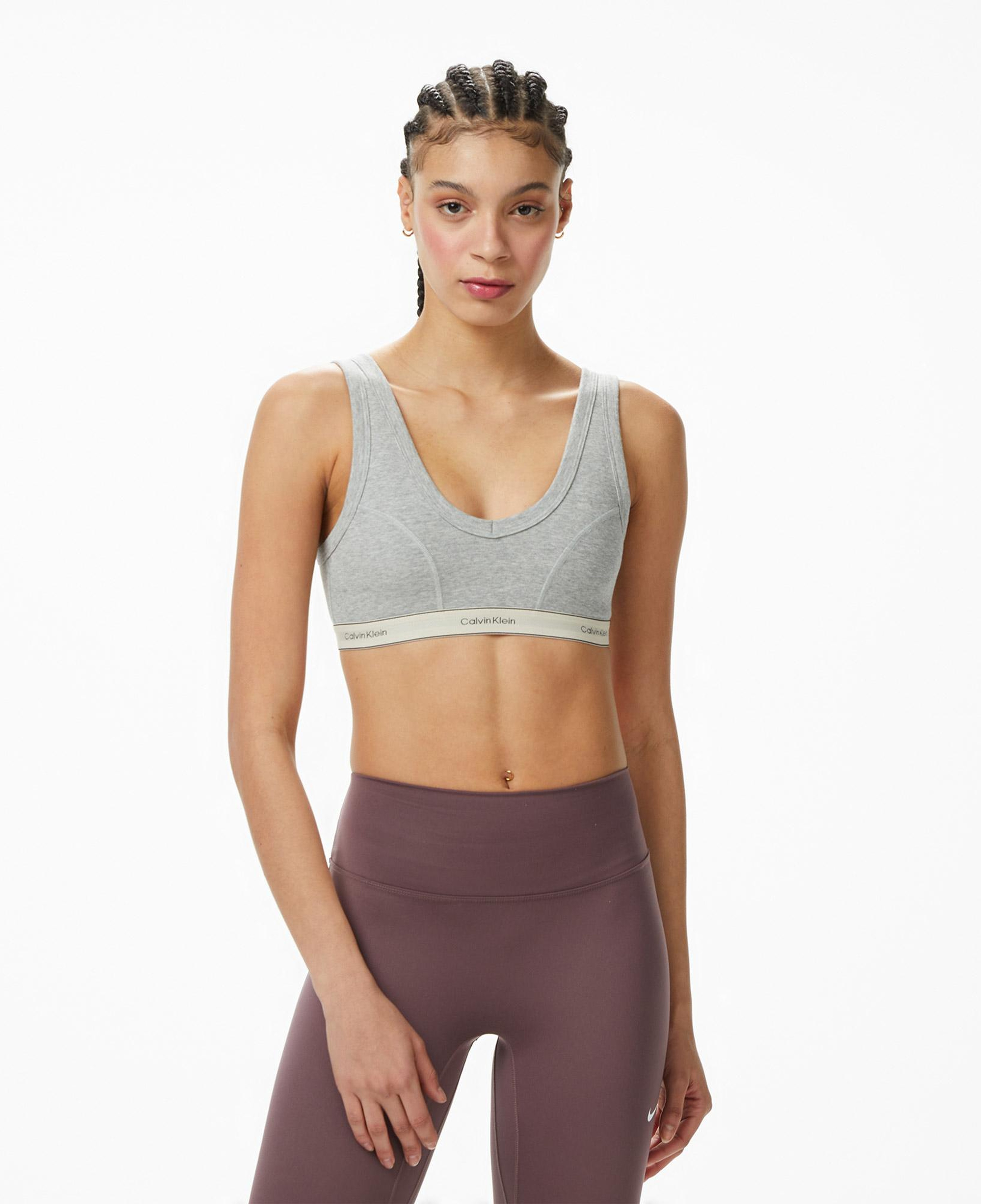 Calvin Klein Lightly Lined Kadın Gri Bra