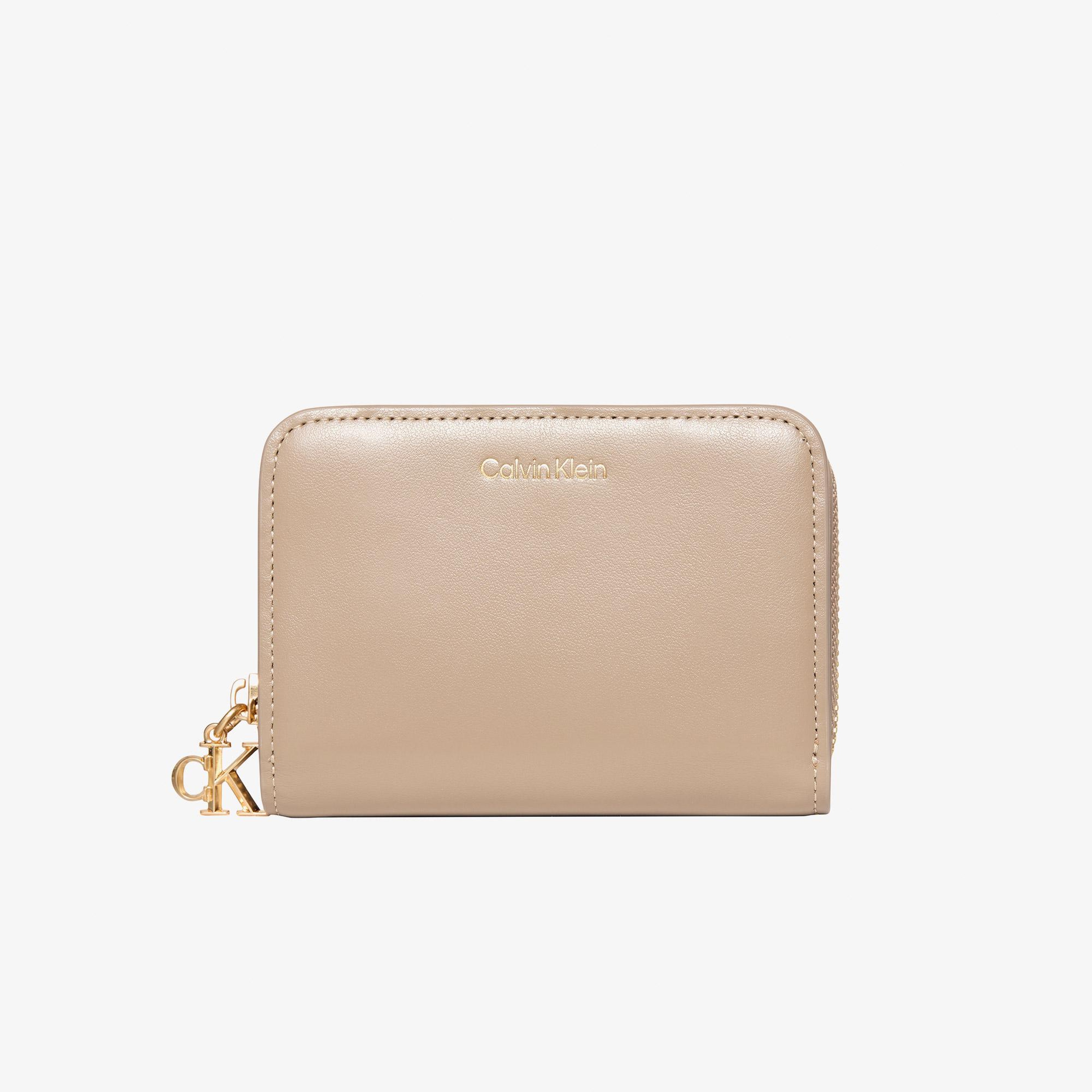 Calvin Klein Medium Flap Zip Around Kadın Kahverengi Cüzdan