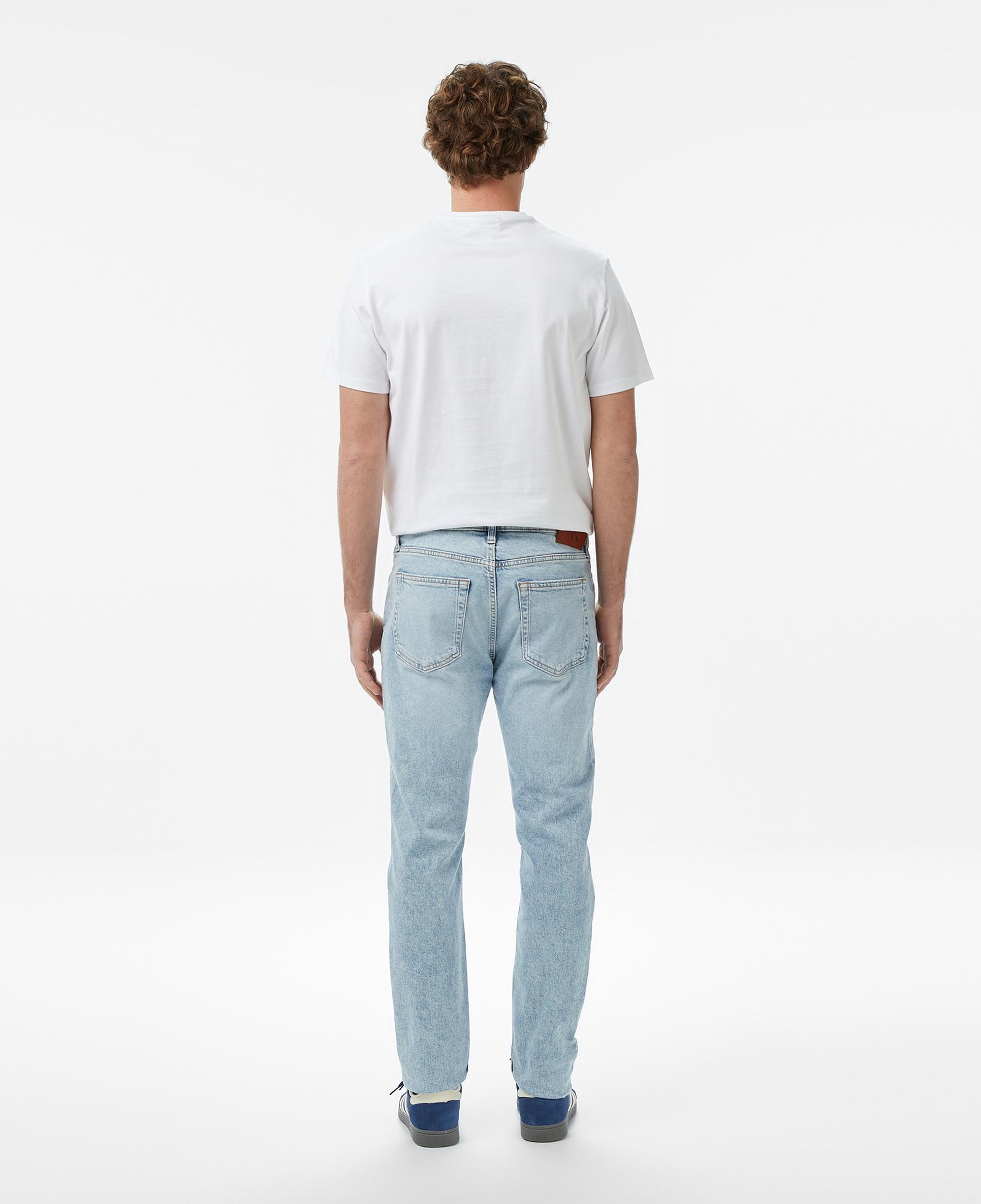 Calvin Klein Slim Taper Marbled Beacon Erkek Mavi Jean