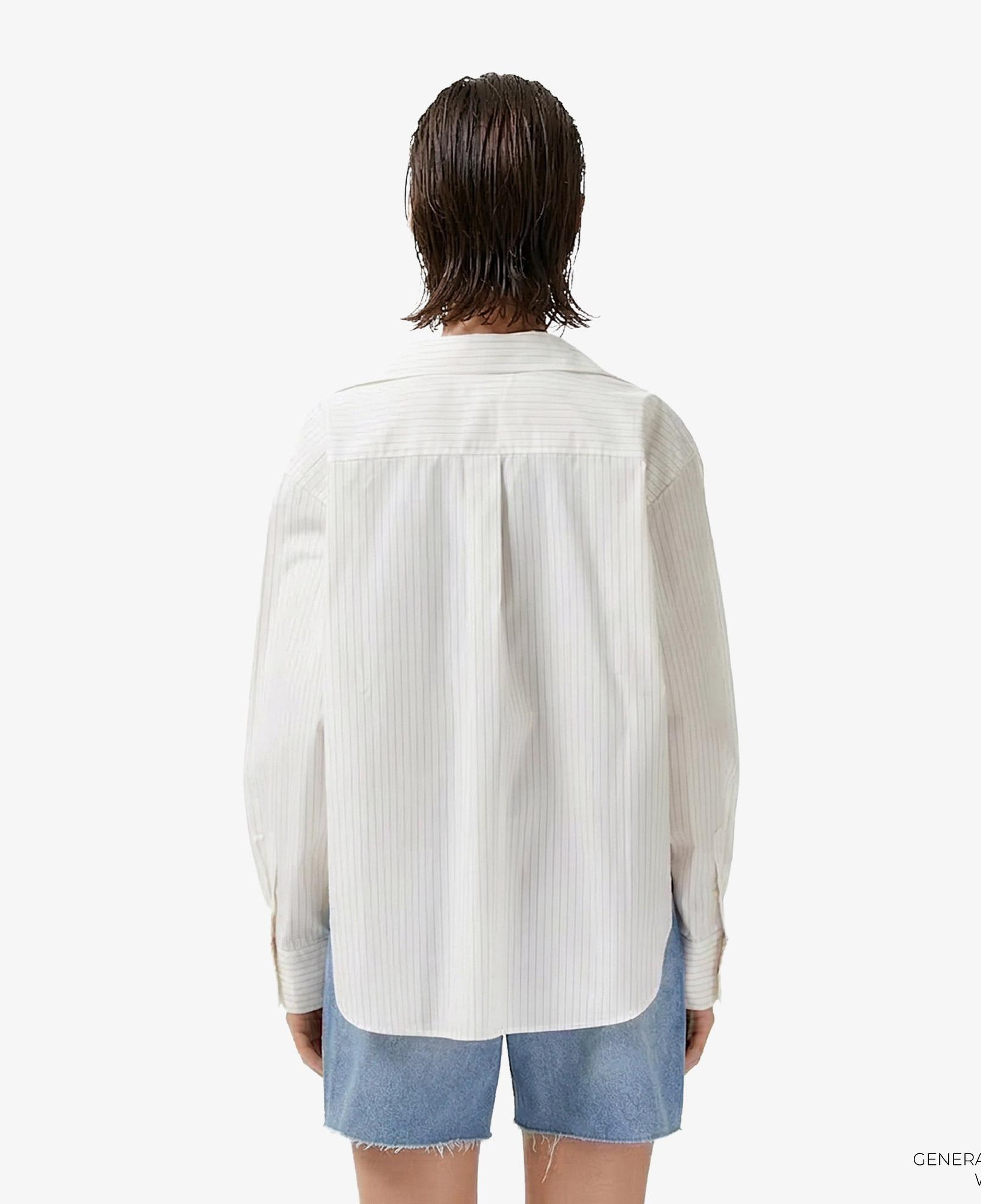 Calvin Klein Cotton Poplin Relaxed Kadın Beyaz Gömlek