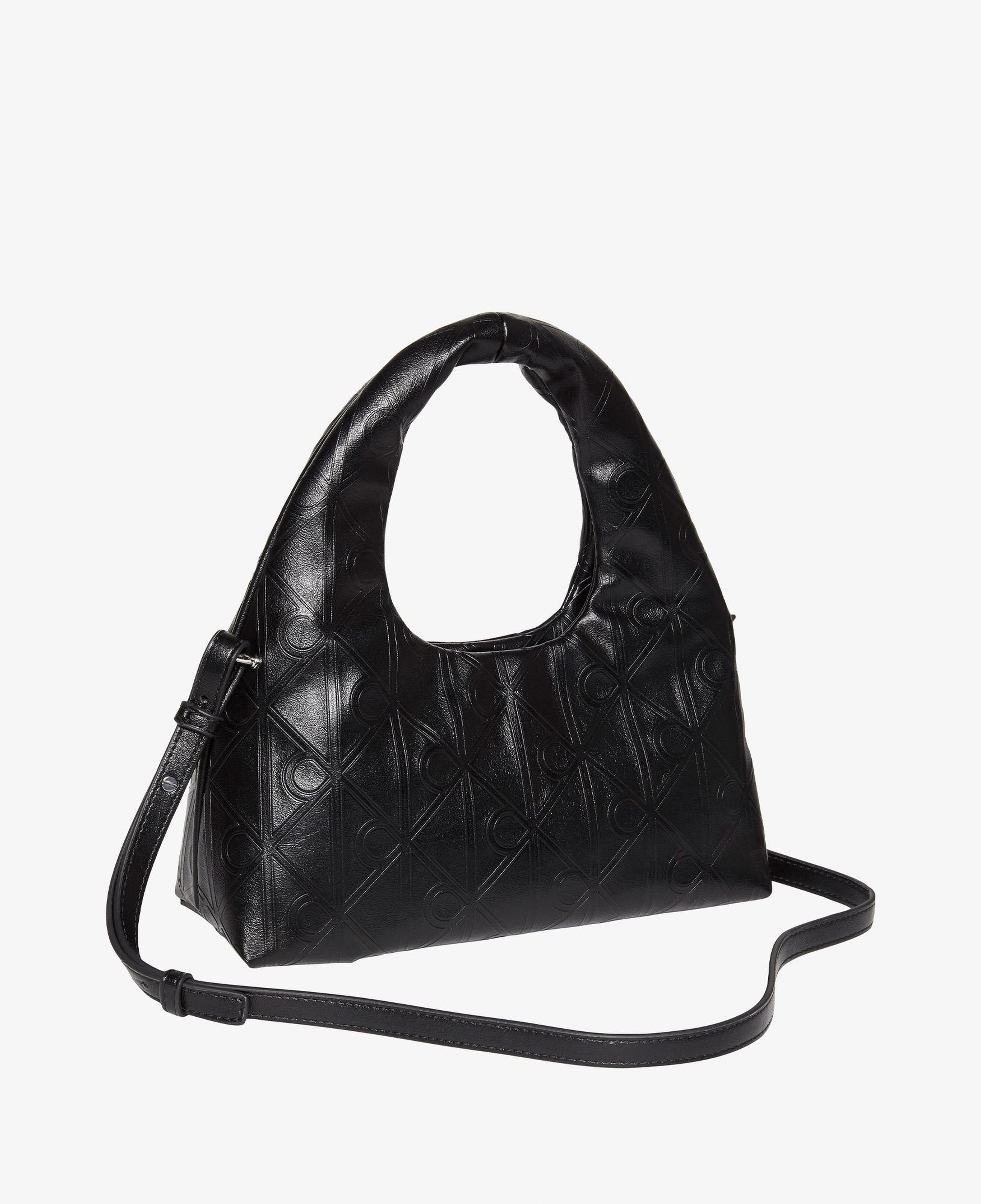 Calvin Klein Emblem Puffer With Strap Kadın Siyah Çapraz Çanta