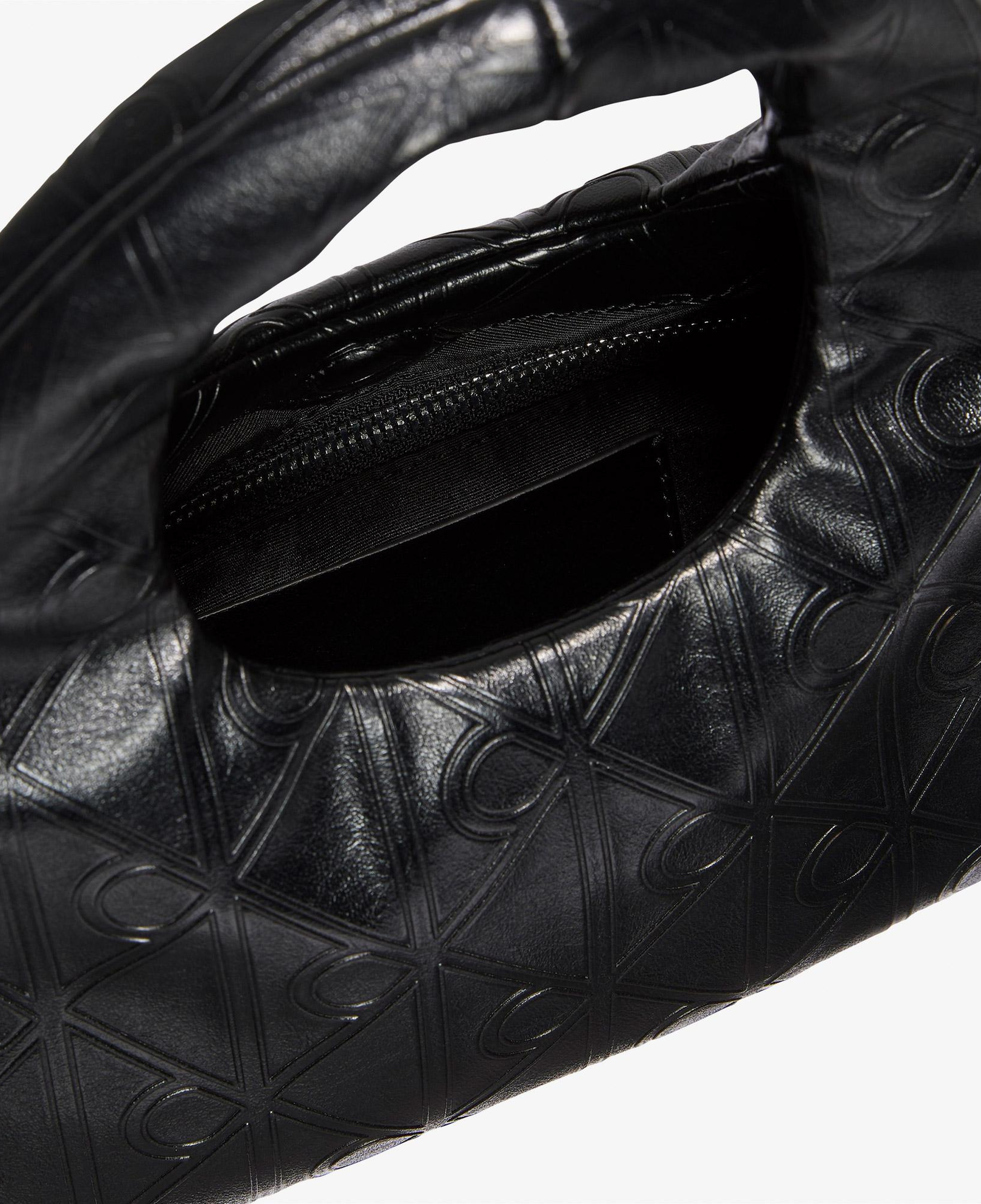 Calvin Klein Emblem Puffer With Strap Kadın Siyah Çapraz Çanta