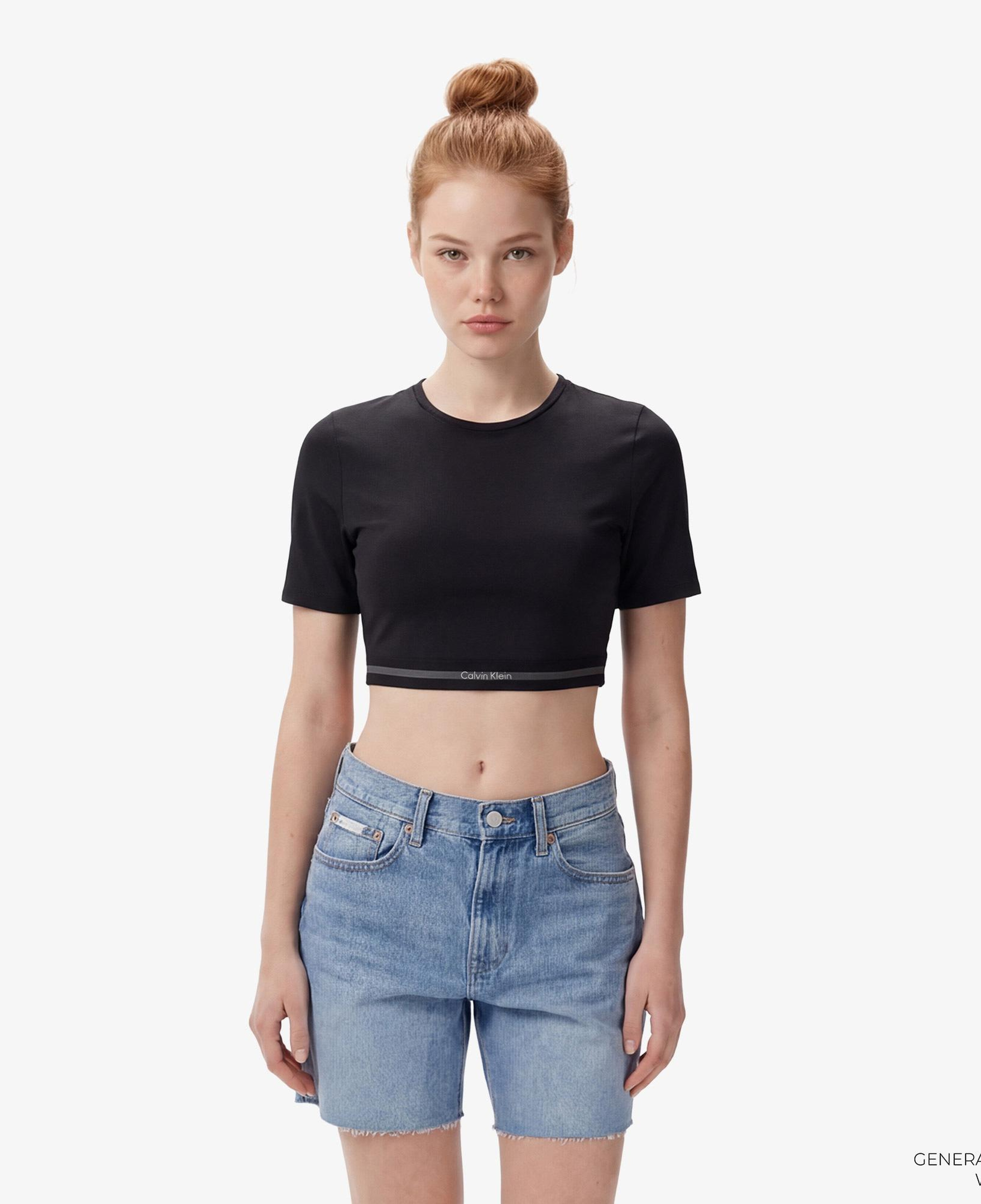 Calvin Klein Icon Sport Kadın Siyah T-Shirt
