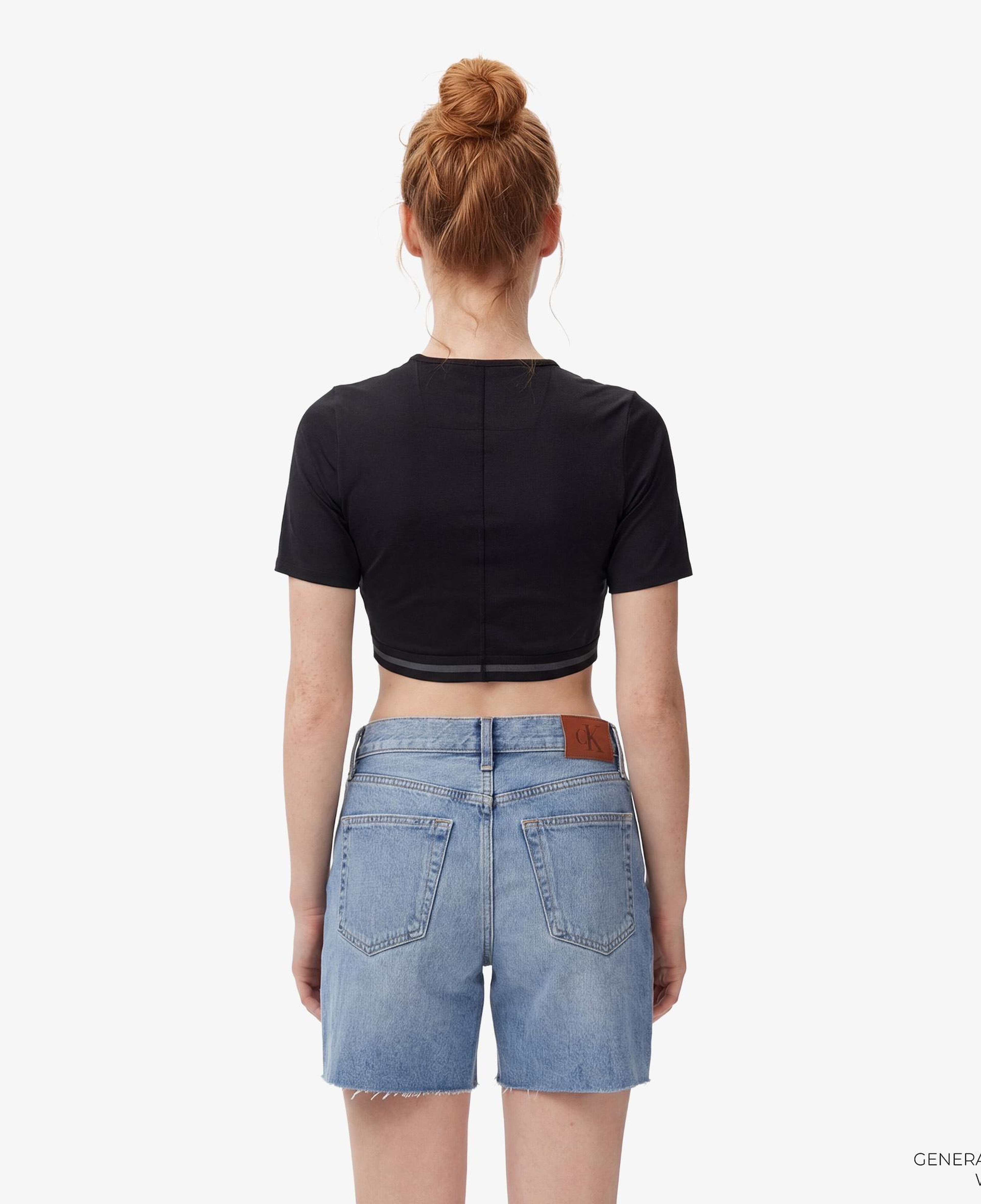 Calvin Klein Icon Sport Kadın Siyah T-Shirt