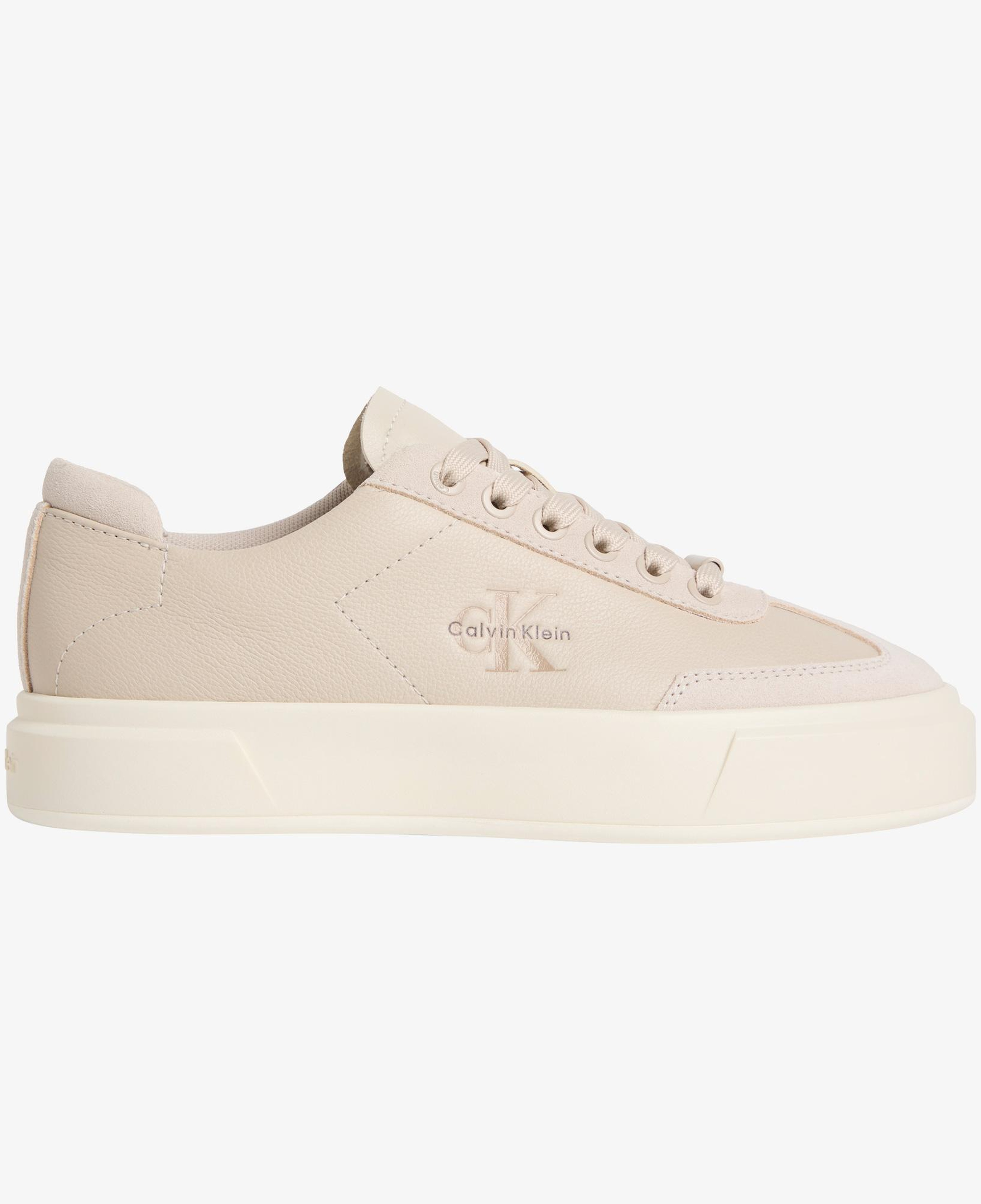 Calvin Klein Basket Cups Kadın Bej Sneaker
