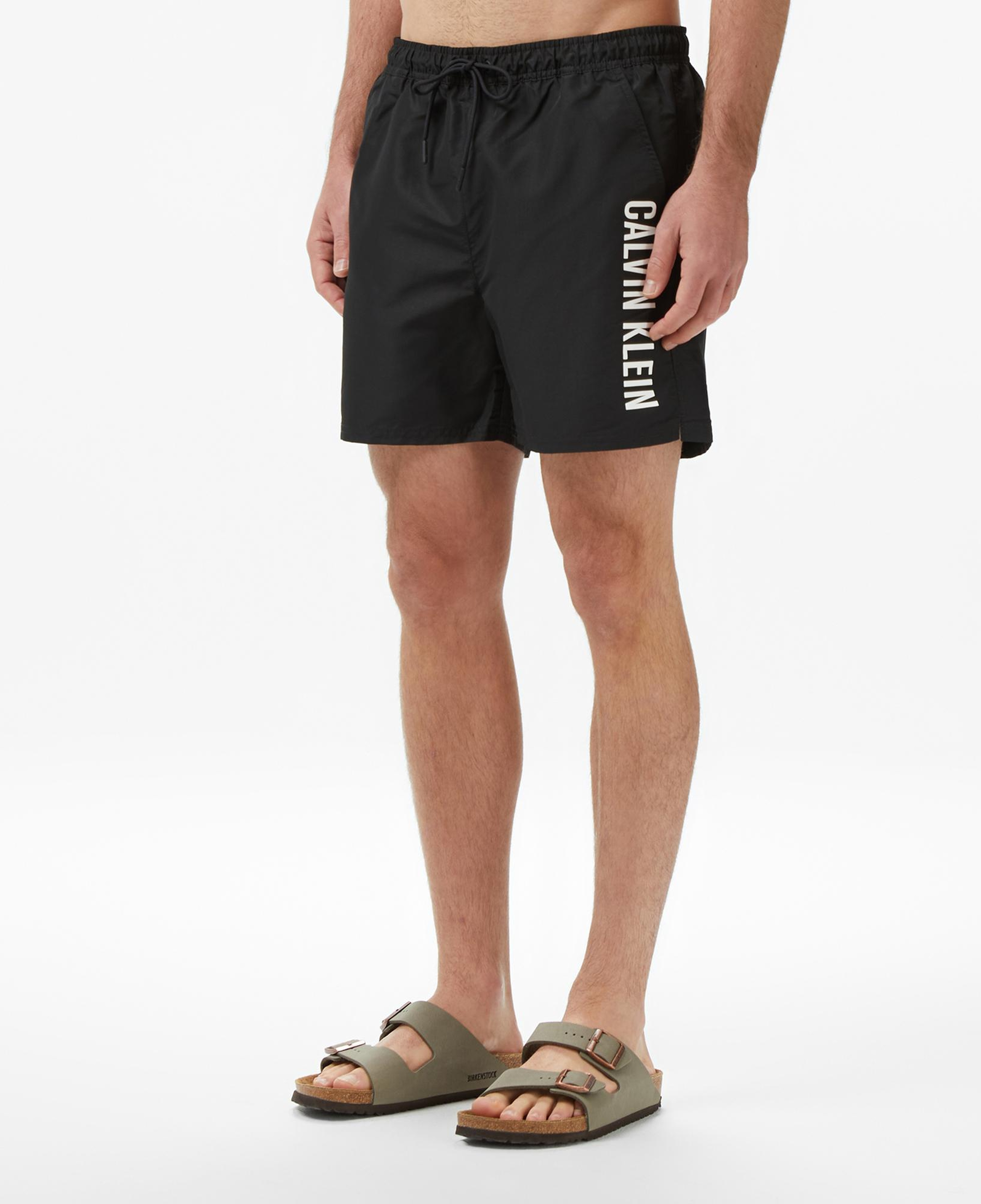 Calvin Klein Medium Drawstring Erkek Siyah Deniz Şortu