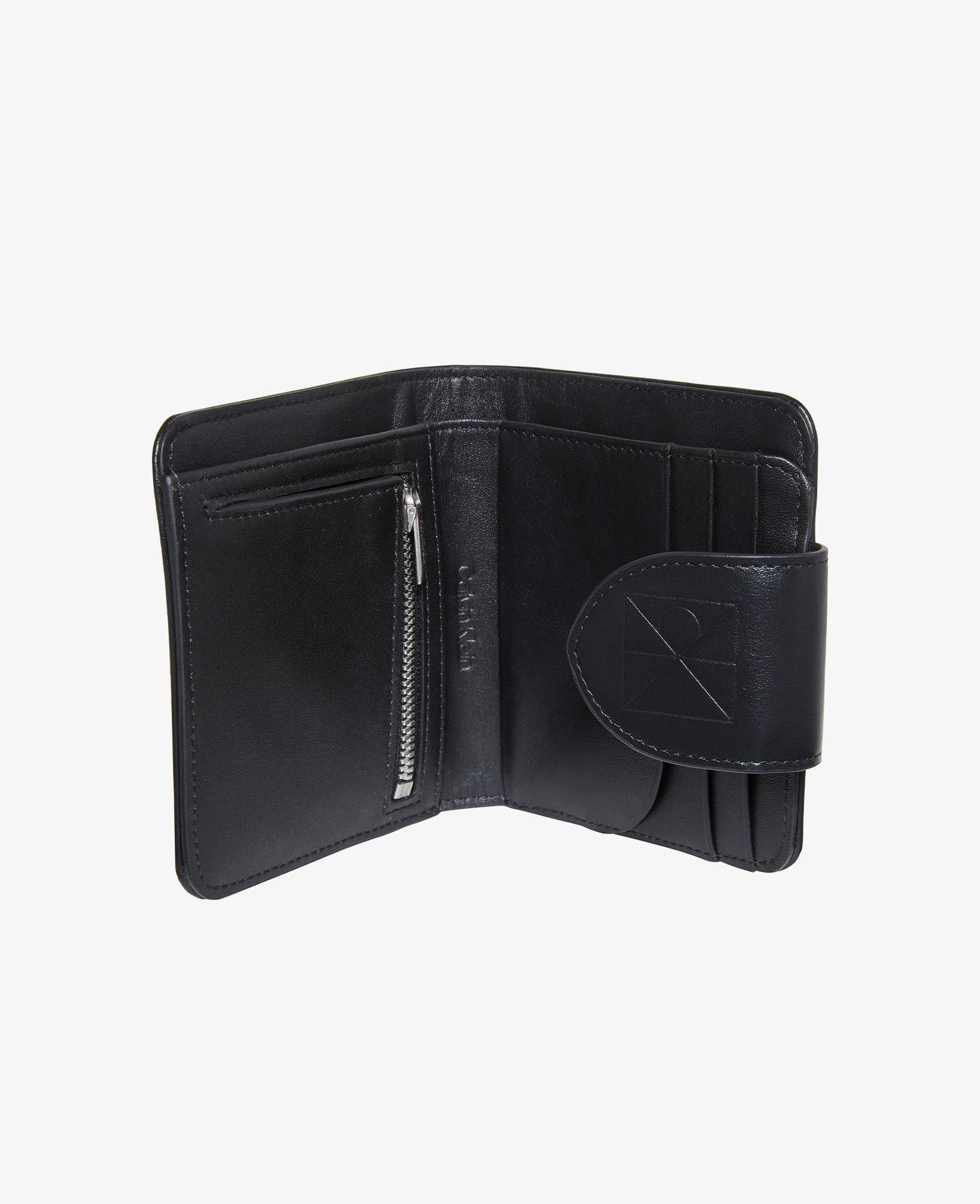Calvin Klein Snap Tab Square Kadın Siyah Cüzdan