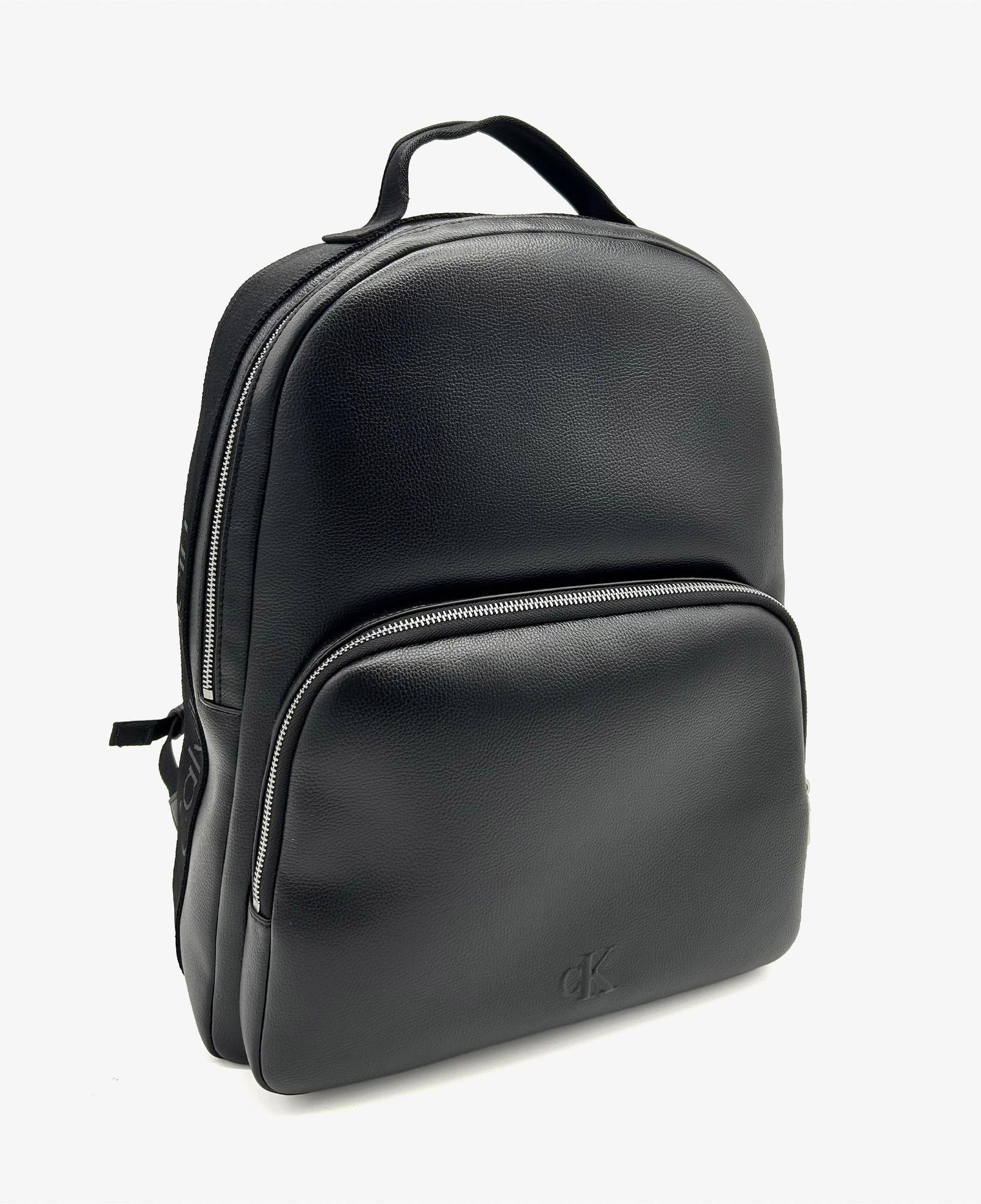 Calvin Klein Webbing Strap Round Erkek Siyah Sırt Çantası