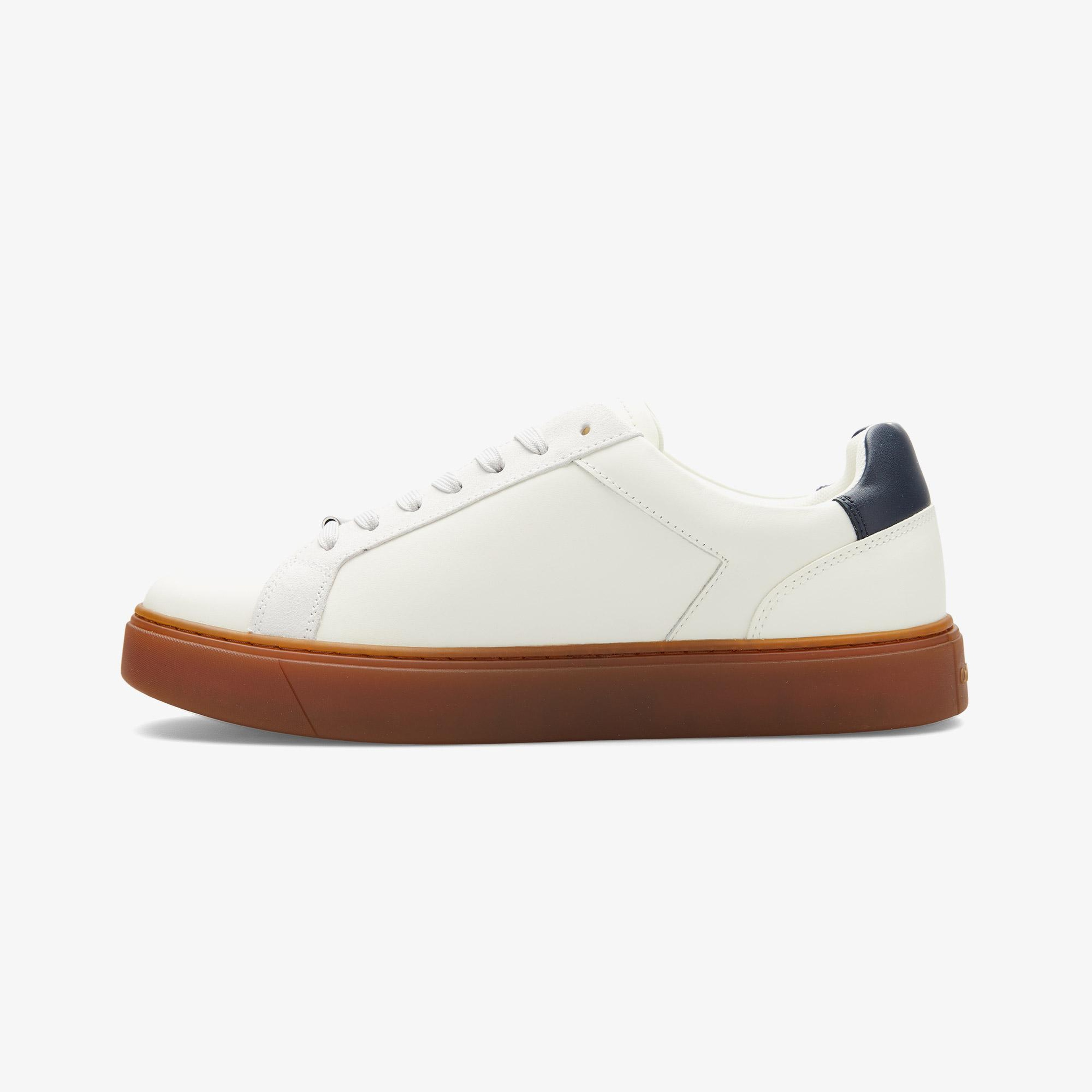 Calvin Klein Classic Cupsole Laceup Tape Erkek Bej Sneaker
