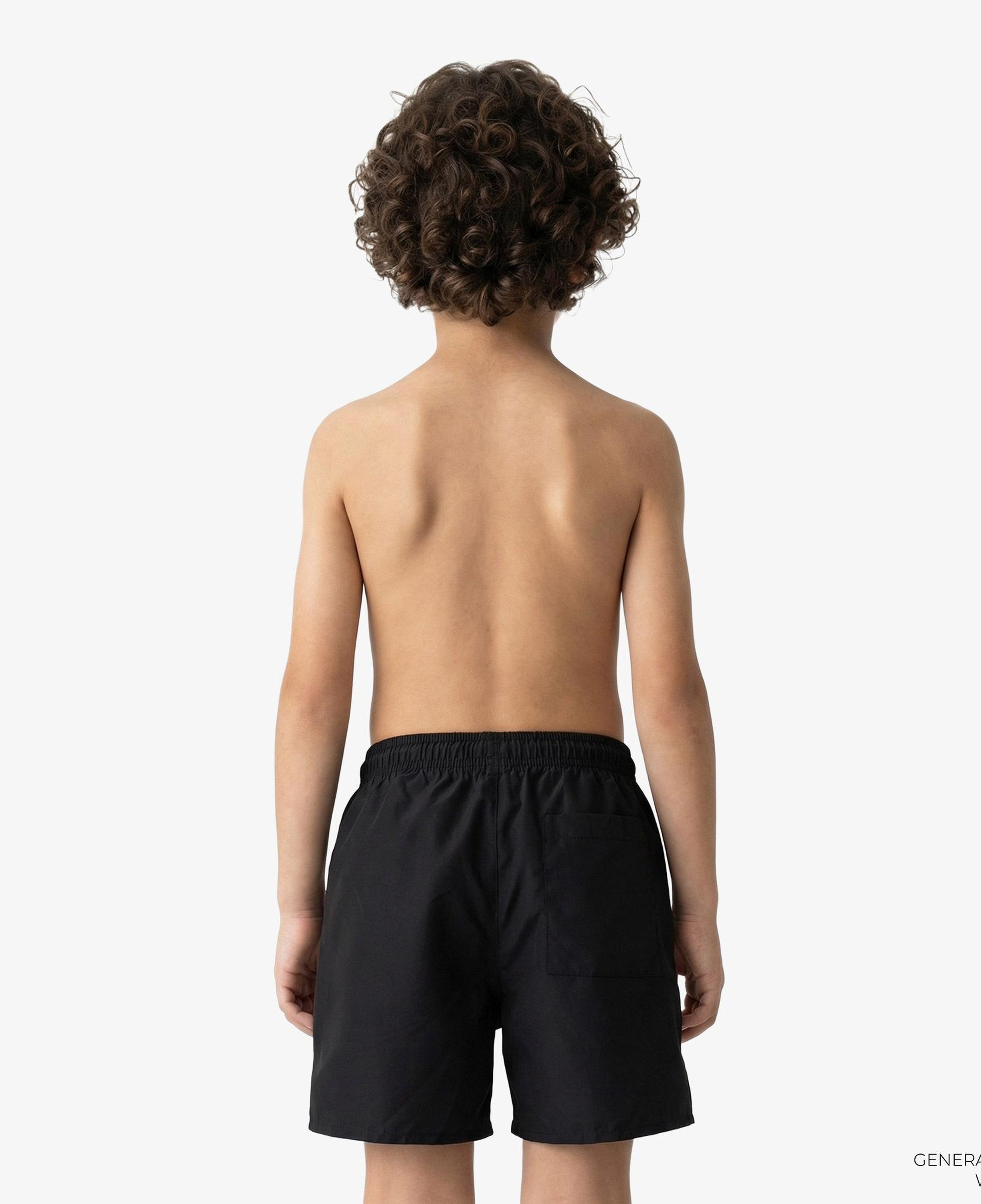 Calvin Klein Medium Drawstring Çocuk Siyah Deniz Şortu
