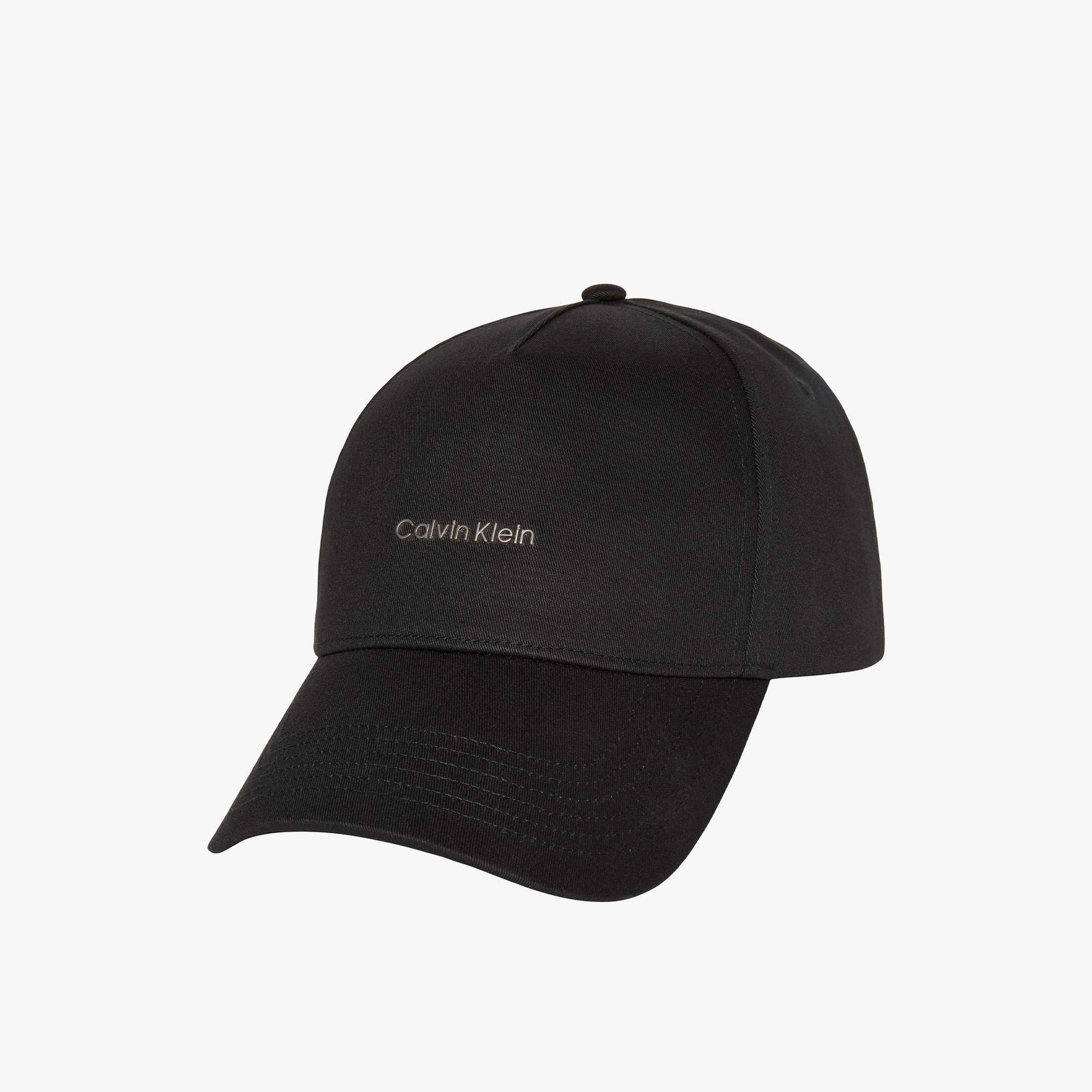 Calvin Klein Coton Twill Standard Logo Erkek Siyah Şapka