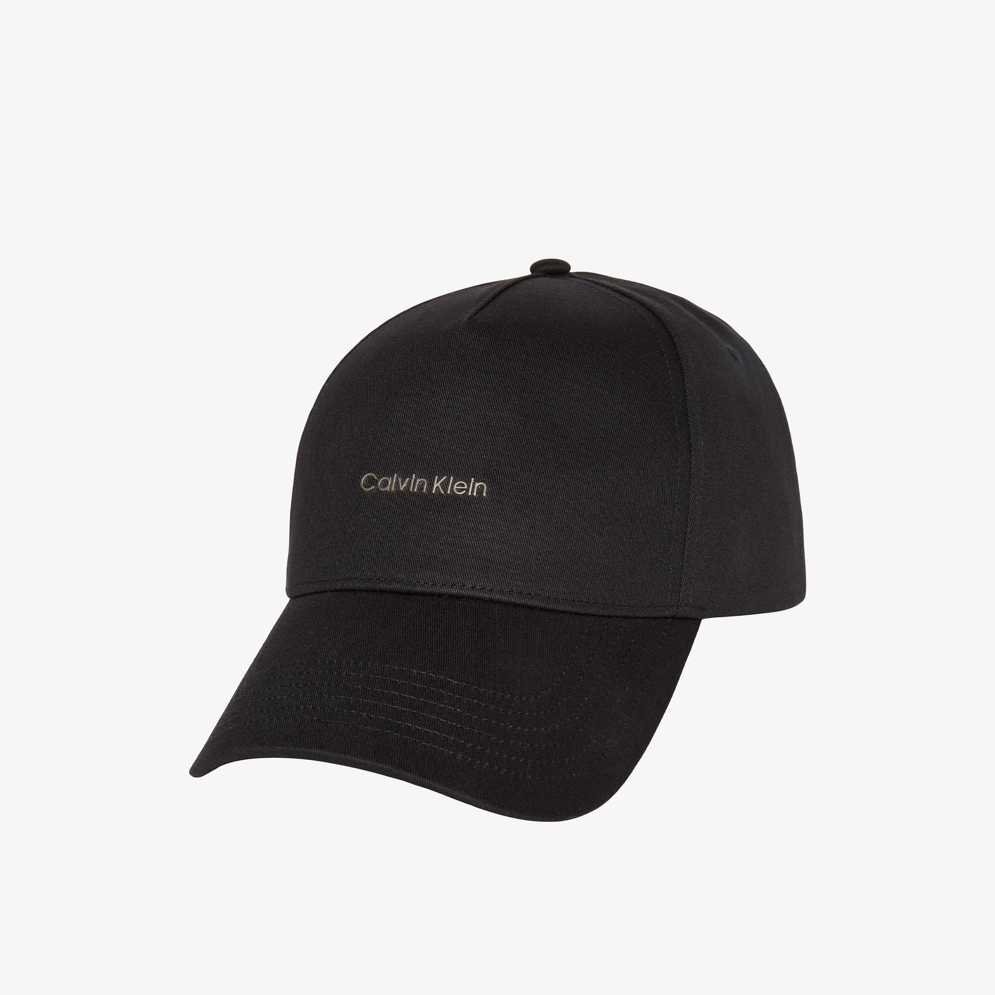 Calvin Klein Coton Twill Standard Logo Erkek Siyah Şapka