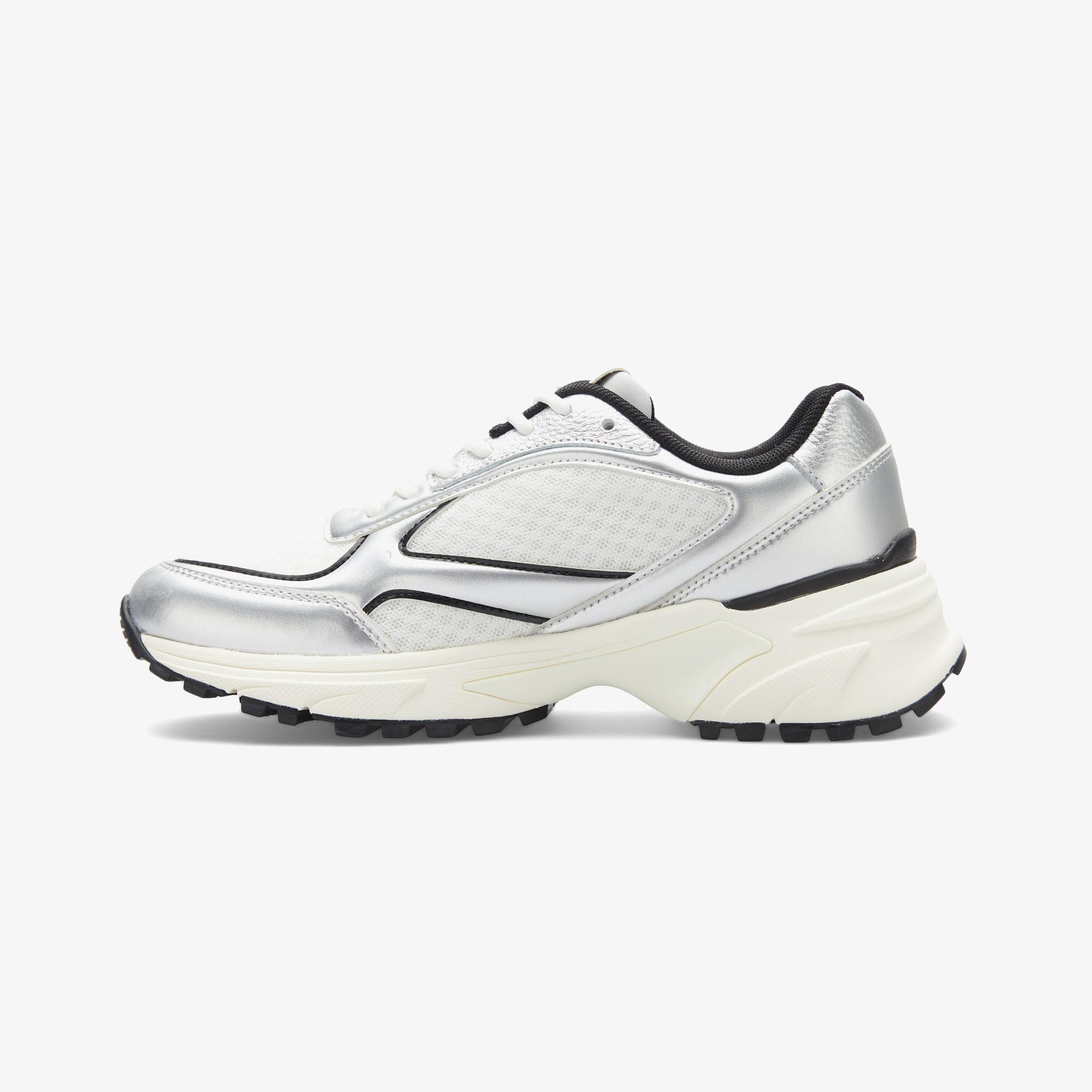 Calvin Klein Hike Runner Lace Up Mesh Kadın Gri Sneaker