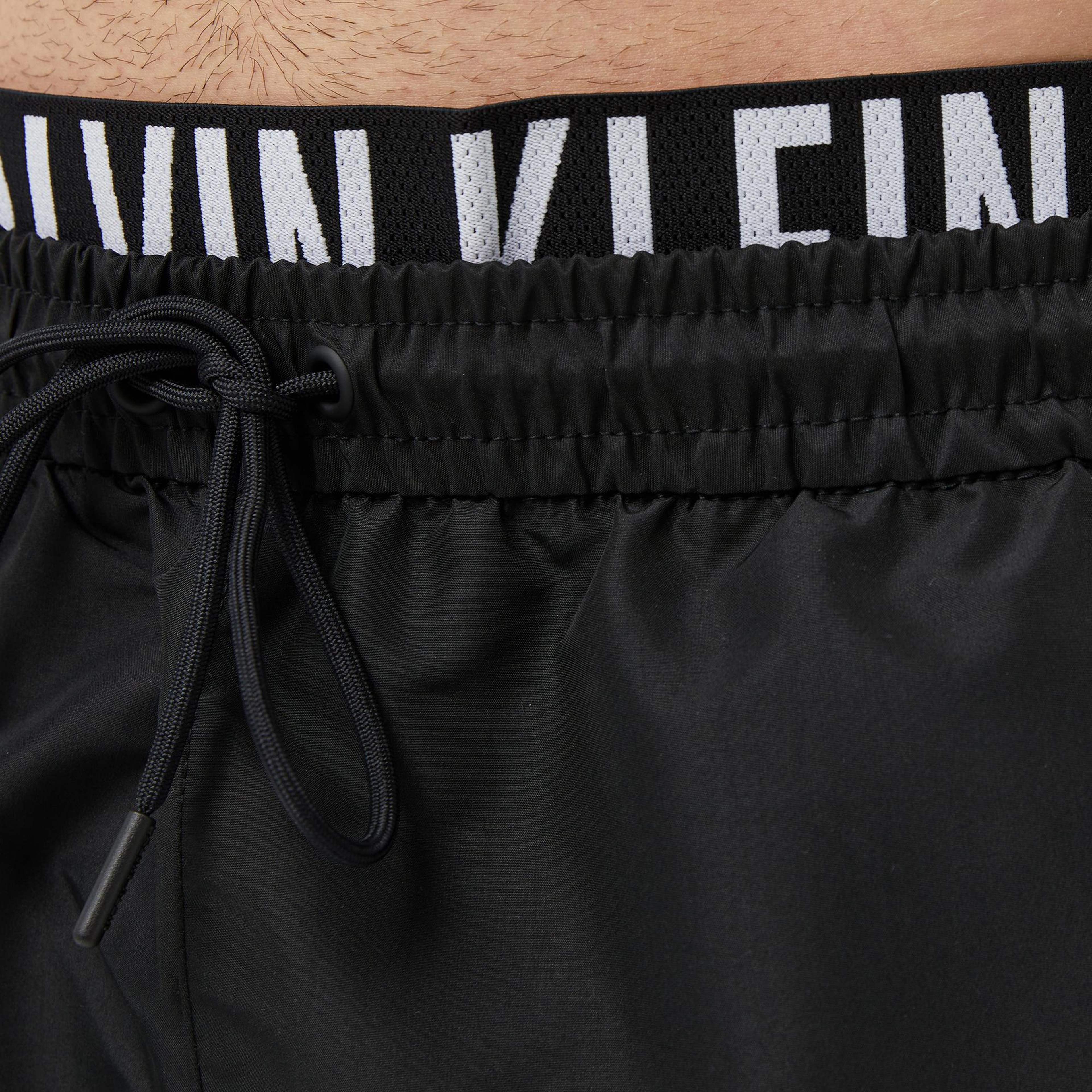 Calvin Klein Medium Drawstring Erkek Siyah Deniz Şortu